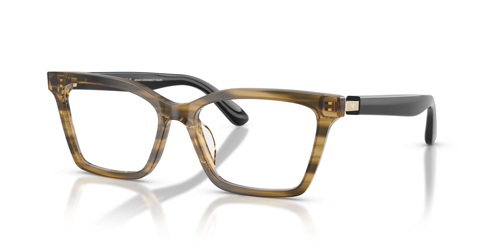 Emporio Armani 0EA3261U Frame Green Female Full Shell Frame — Green frame — view 3
