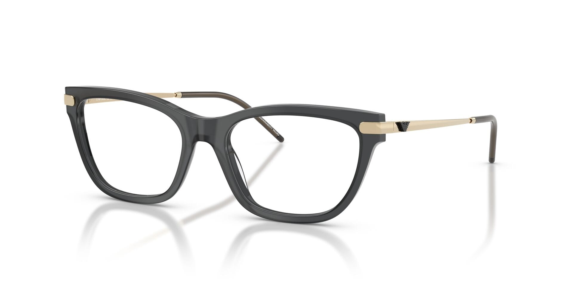 Emporio Armani 0EA3262 Frame Grey Female Full Metal Frame — Grey frame — view 1