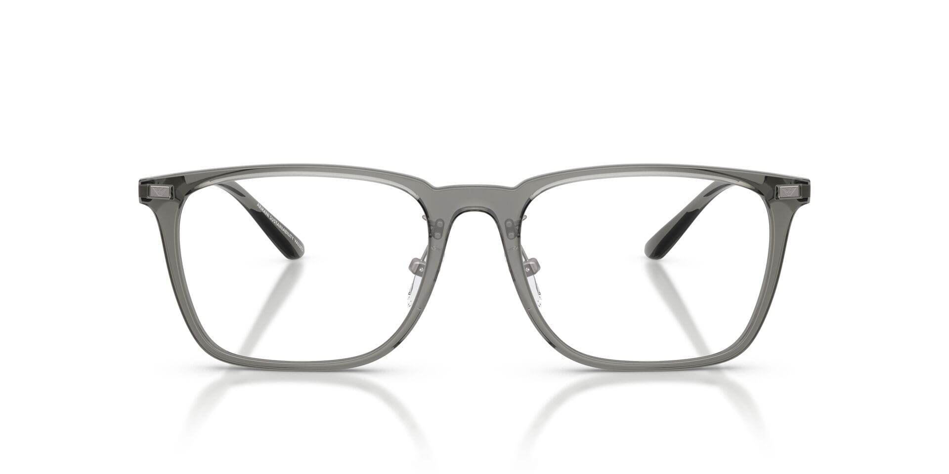 Emporio Armani 0EA3263D Frame Grey Unisex Full Shell Frame — Grey frame — view 5