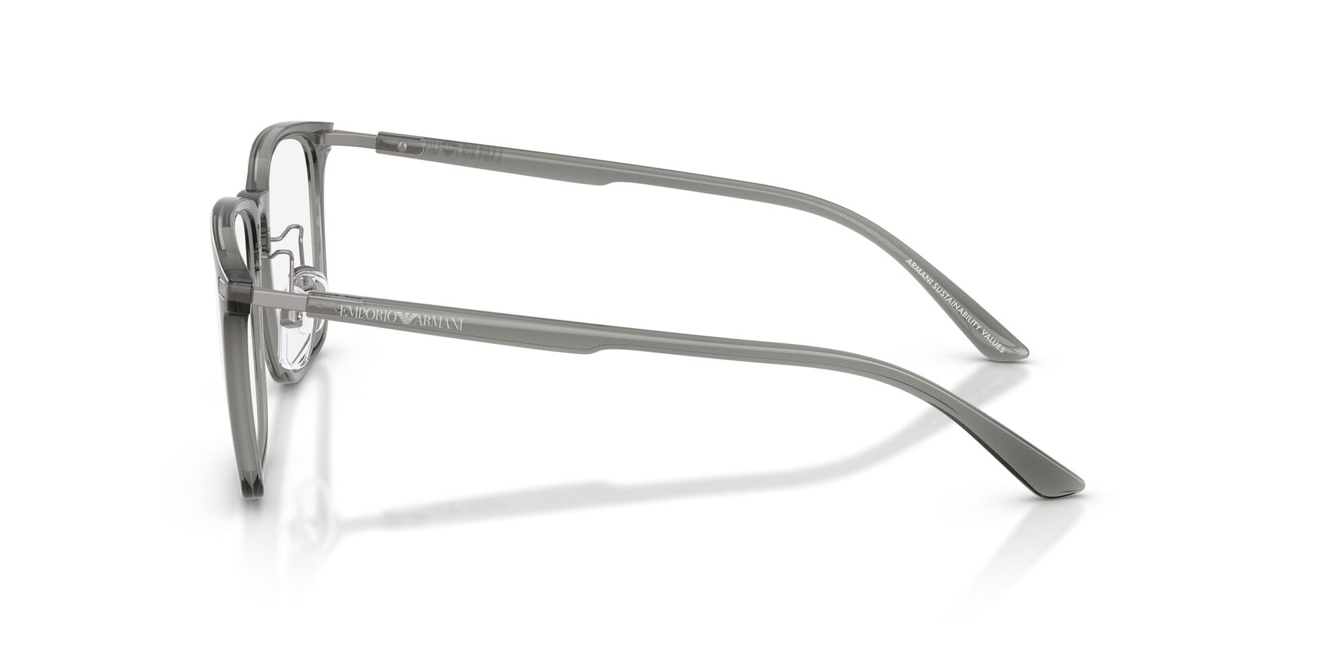 Emporio Armani 0EA3263D Frame Grey Unisex Full Shell Frame — Grey frame — view 8