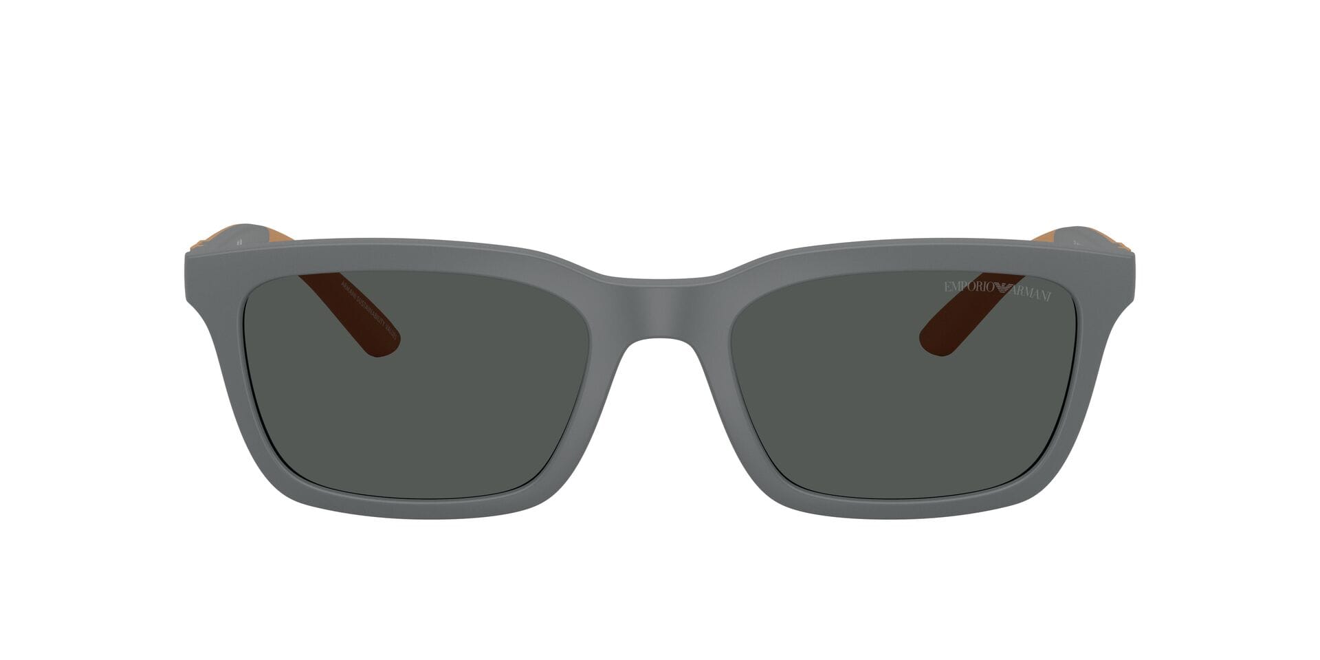 Emporio Armani 0EA4249U Sunglass Grey Male Full Shell Sunglass — Grey frame — view 1