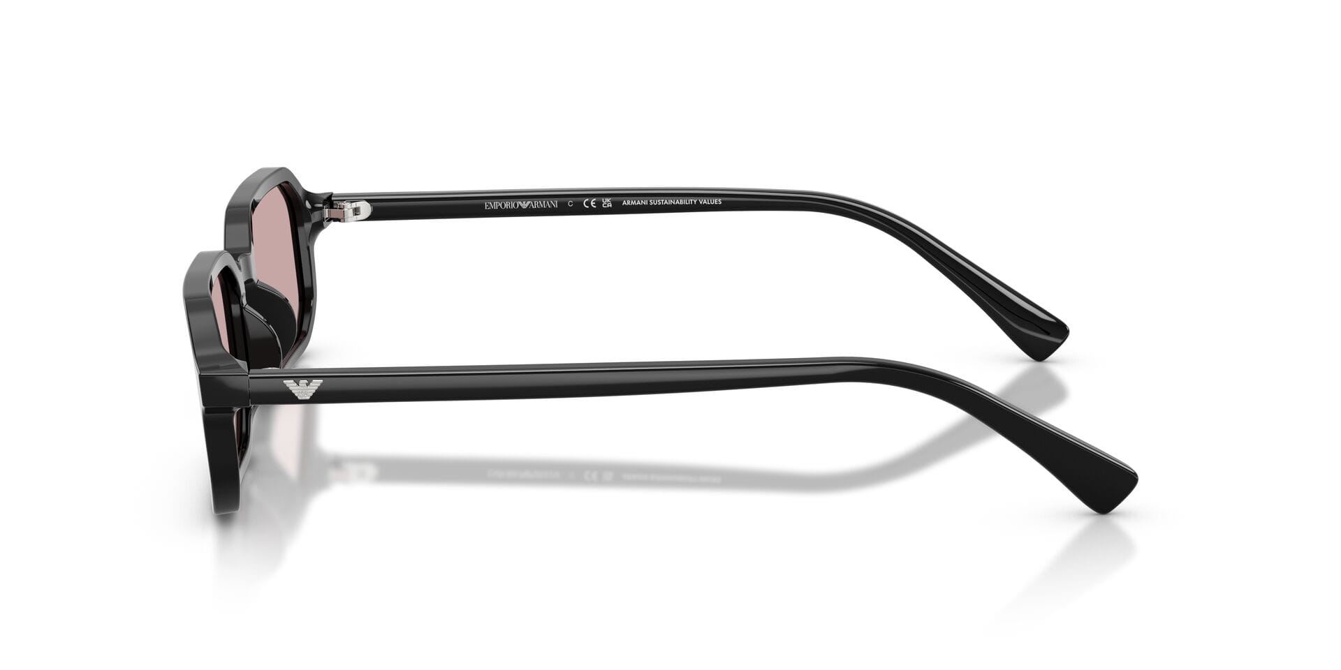 Emporio Armani 0EA4253U Sunglass Black Male Full Shell Sunglass — Black frame — view 9