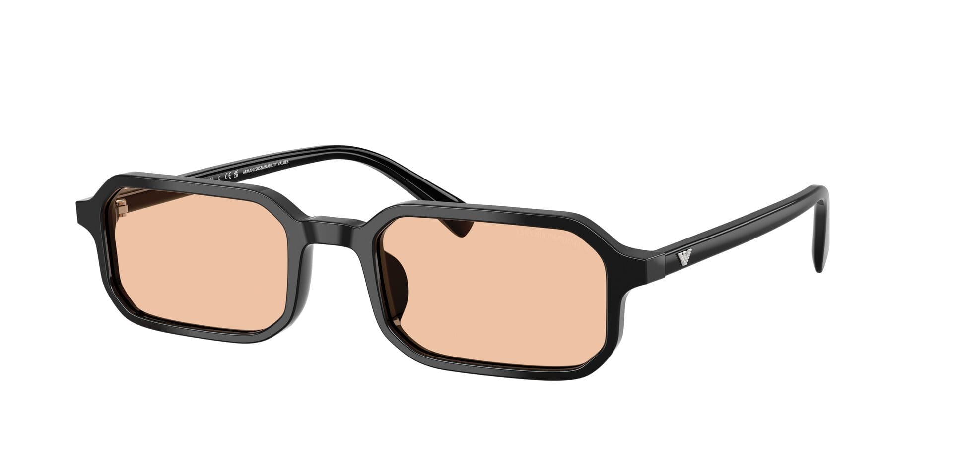 Emporio Armani 0EA4253U Sunglass Black Male Full Shell Sunglass — Black frame — view 5