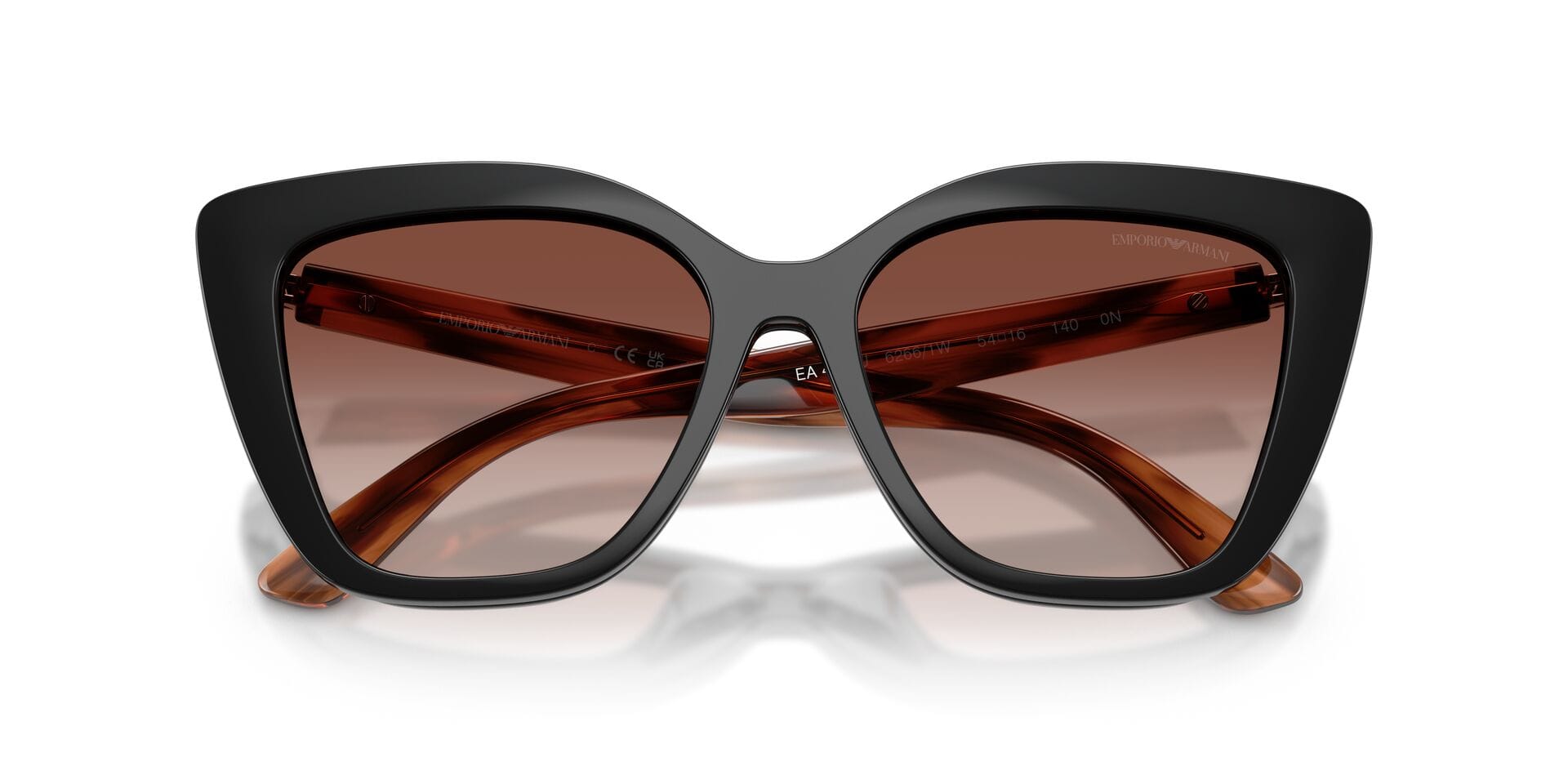 Emporio Armani 0EA4254U Sunglass Black Female Full Shell Sunglass — Black frame — view 9