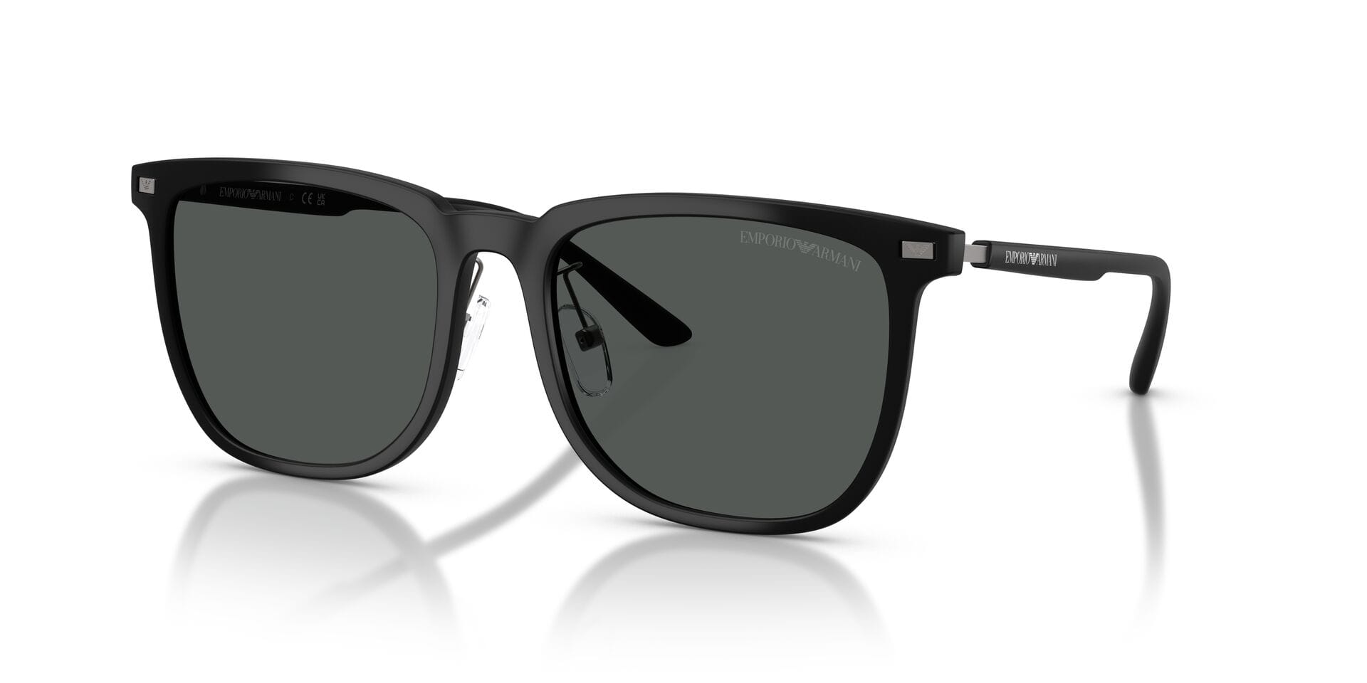Emporio Armani 0EA4255D Sunglass Black Unisex Full Shell Sunglass — Black frame — view 4