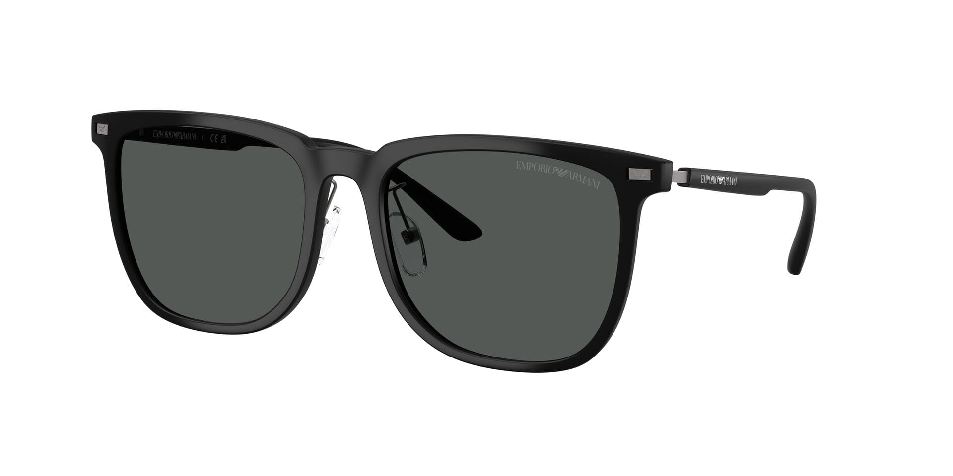 Emporio Armani 0EA4255D Sunglass Black Unisex Full Shell Sunglass — Black frame — view 6
