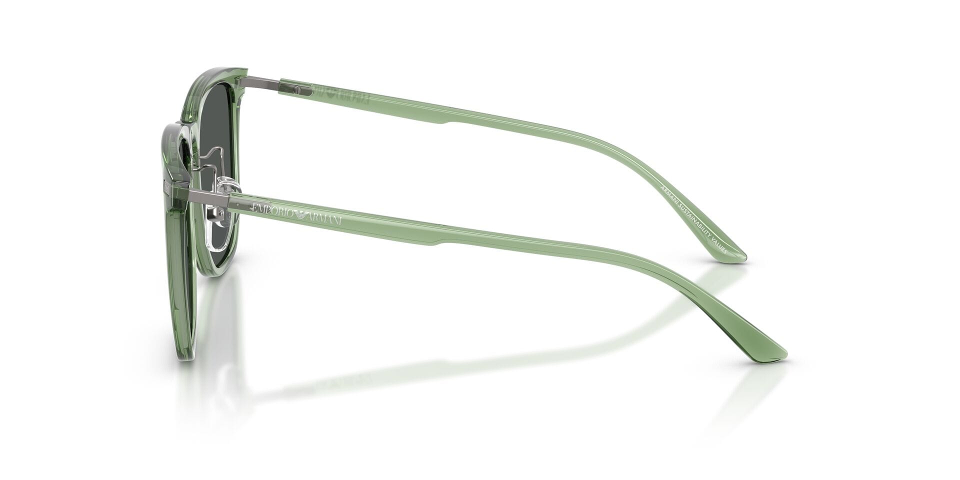 Emporio Armani 0EA4255D Sunglass Green Unisex Full Shell Sunglass — Green frame — view 10