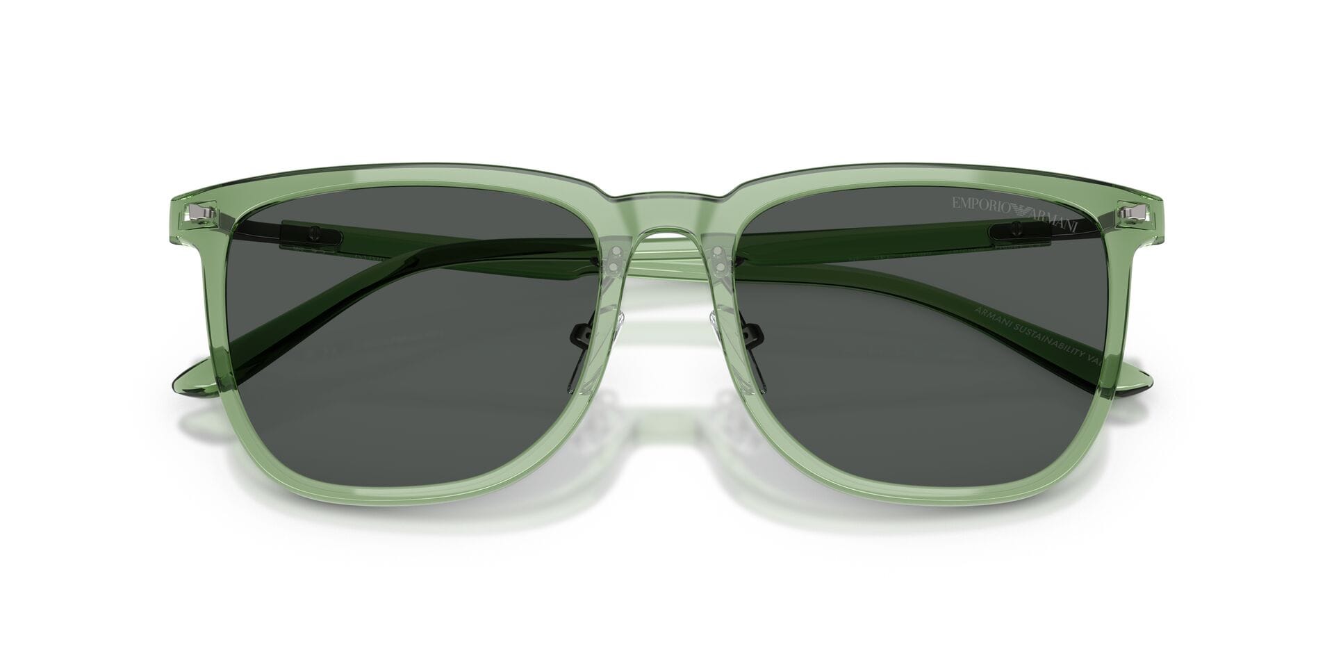 Emporio Armani 0EA4255D Sunglass Green Unisex Full Shell Sunglass — Green frame — view 13