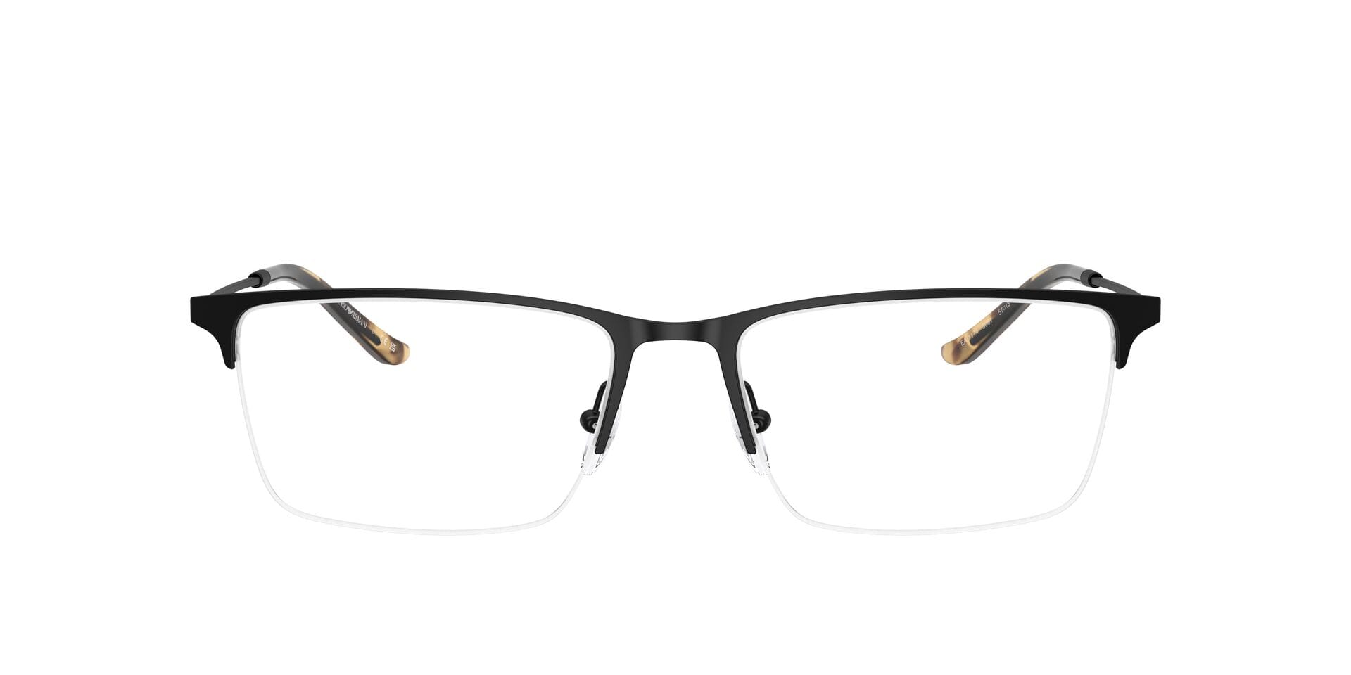Emporio Armani 0EA1171 Frame Matt Black Male Supra Metal Frame — Matt Black frame — alternate view