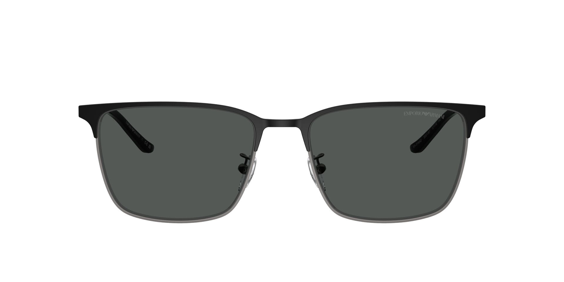 Emporio Armani 0EA2164D Sunglass Matt Black Male Full Metal — Matt Black frame