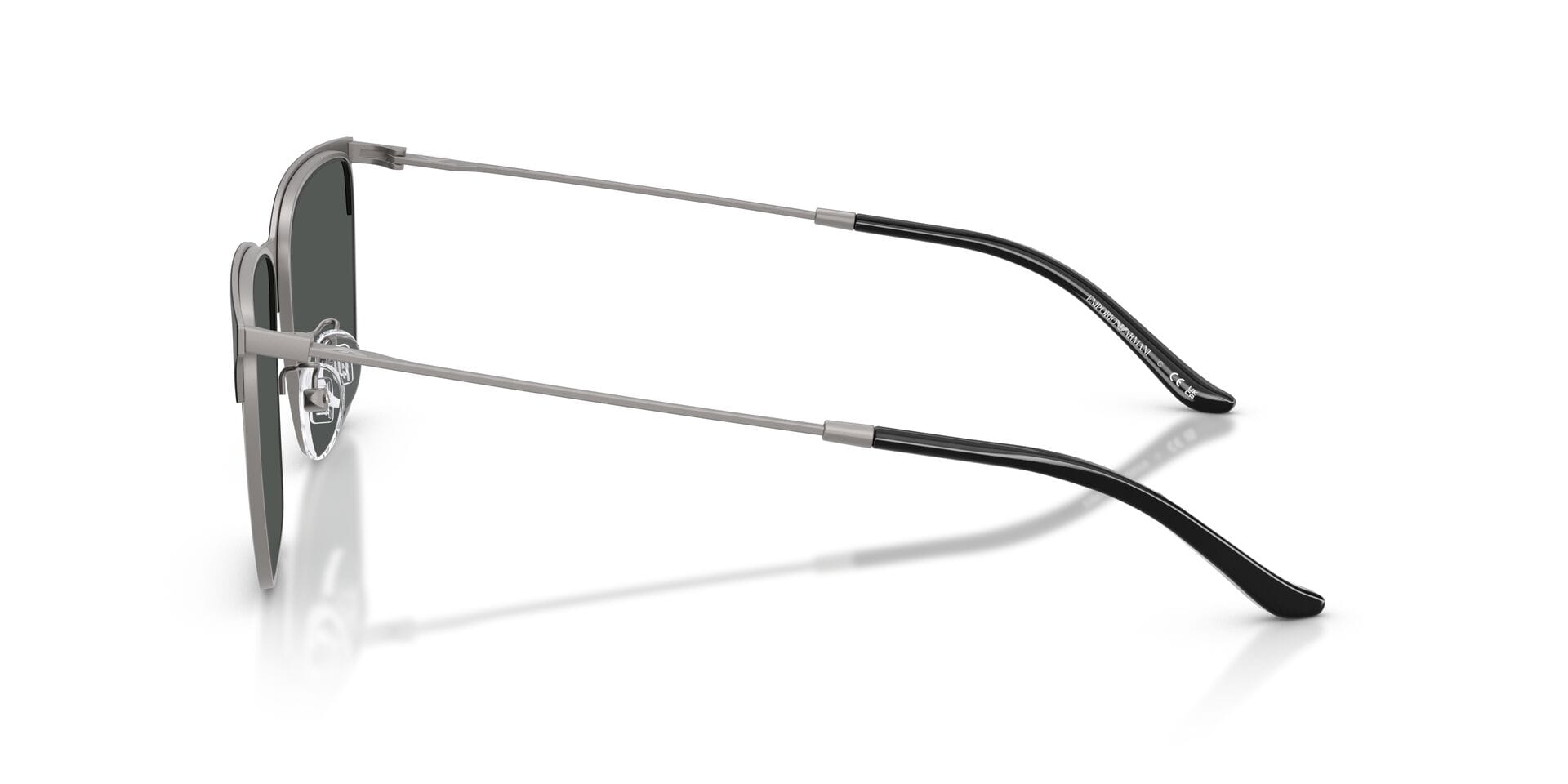 Emporio Armani 0EA2164D Sunglass Matt Black Male Full Metal Sunglass — Matt Black frame — view 9