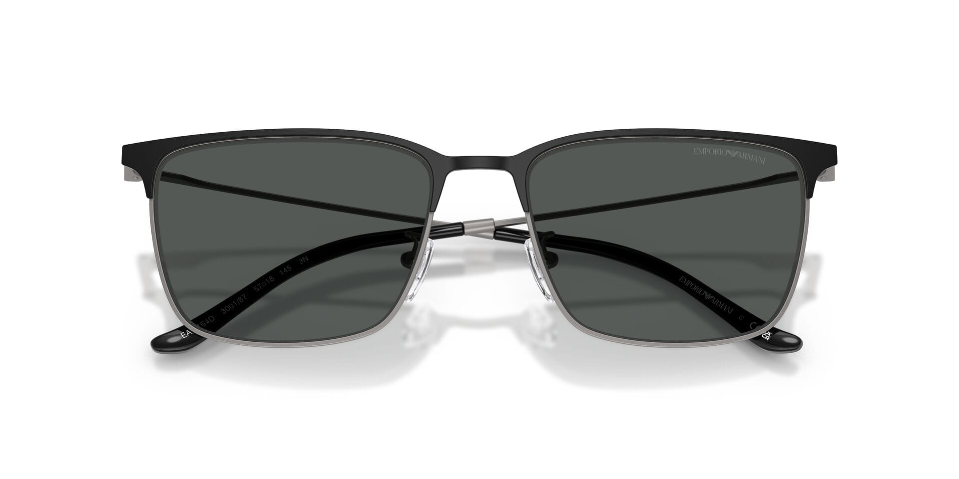 Emporio Armani 0EA2164D Sunglass Matt Black Male Full Metal Sunglass — Matt Black frame — view 14