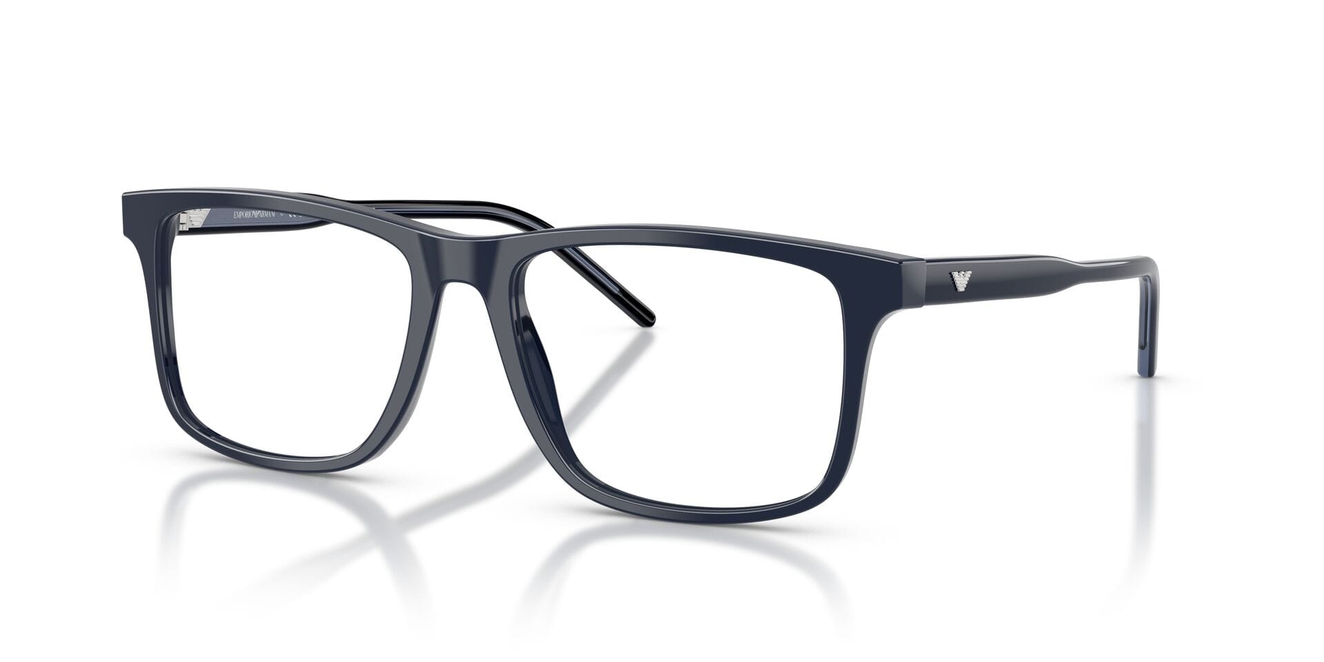 Emporio Armani 0EA3257 Frame Blue Male Full Shell Frame — Blue frame — view 1