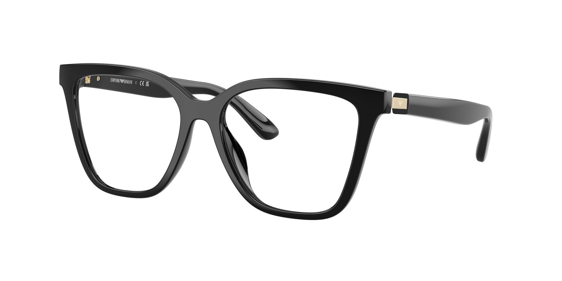 Emporio Armani 0EA4254U Sunglass Black Female Full Shell Sunglass — Black frame — view 6