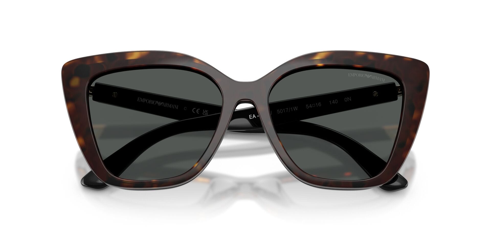 Emporio Armani 0EA4254U Sunglass Black Female Full Shell Sunglass — Black frame — view 9