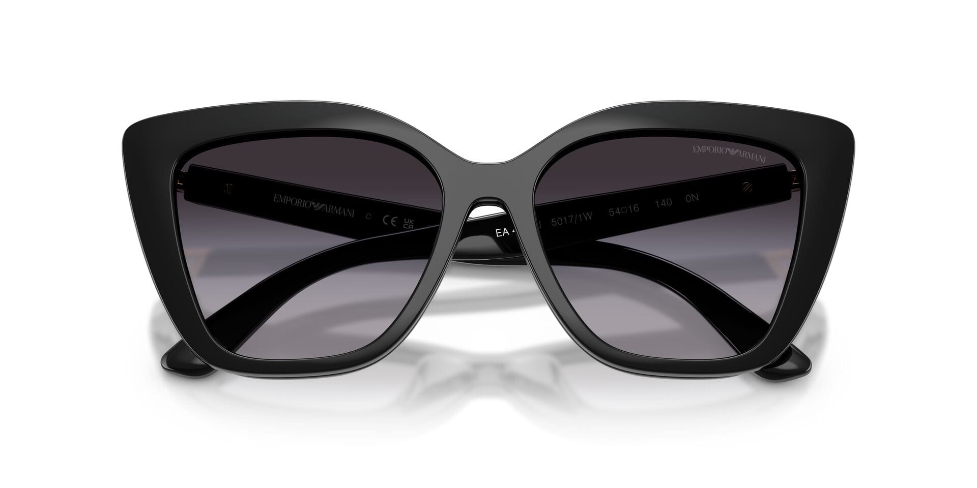 Emporio Armani 0EA4254U Sunglass Black Female Full Shell Sunglass — Black frame — view 12