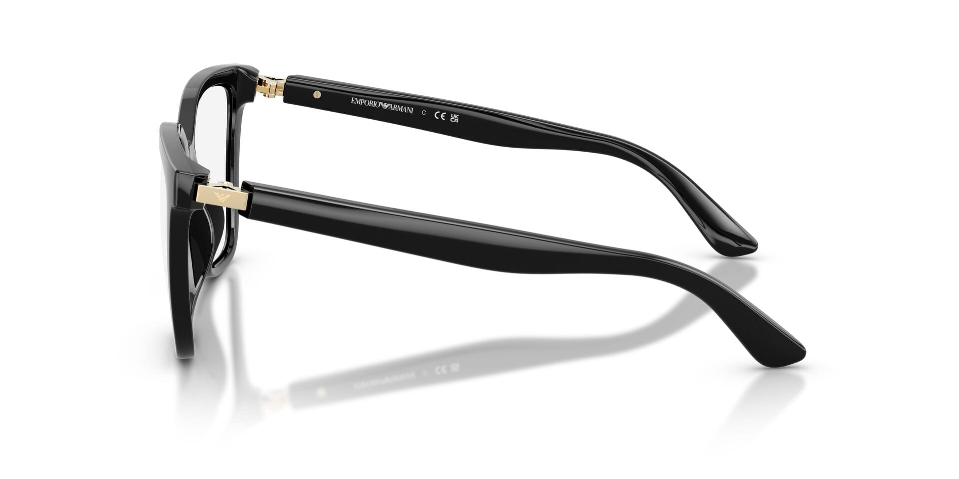 Emporio Armani 0EA4254U Sunglass Black Female Full Shell Sunglass — Black frame — view 13