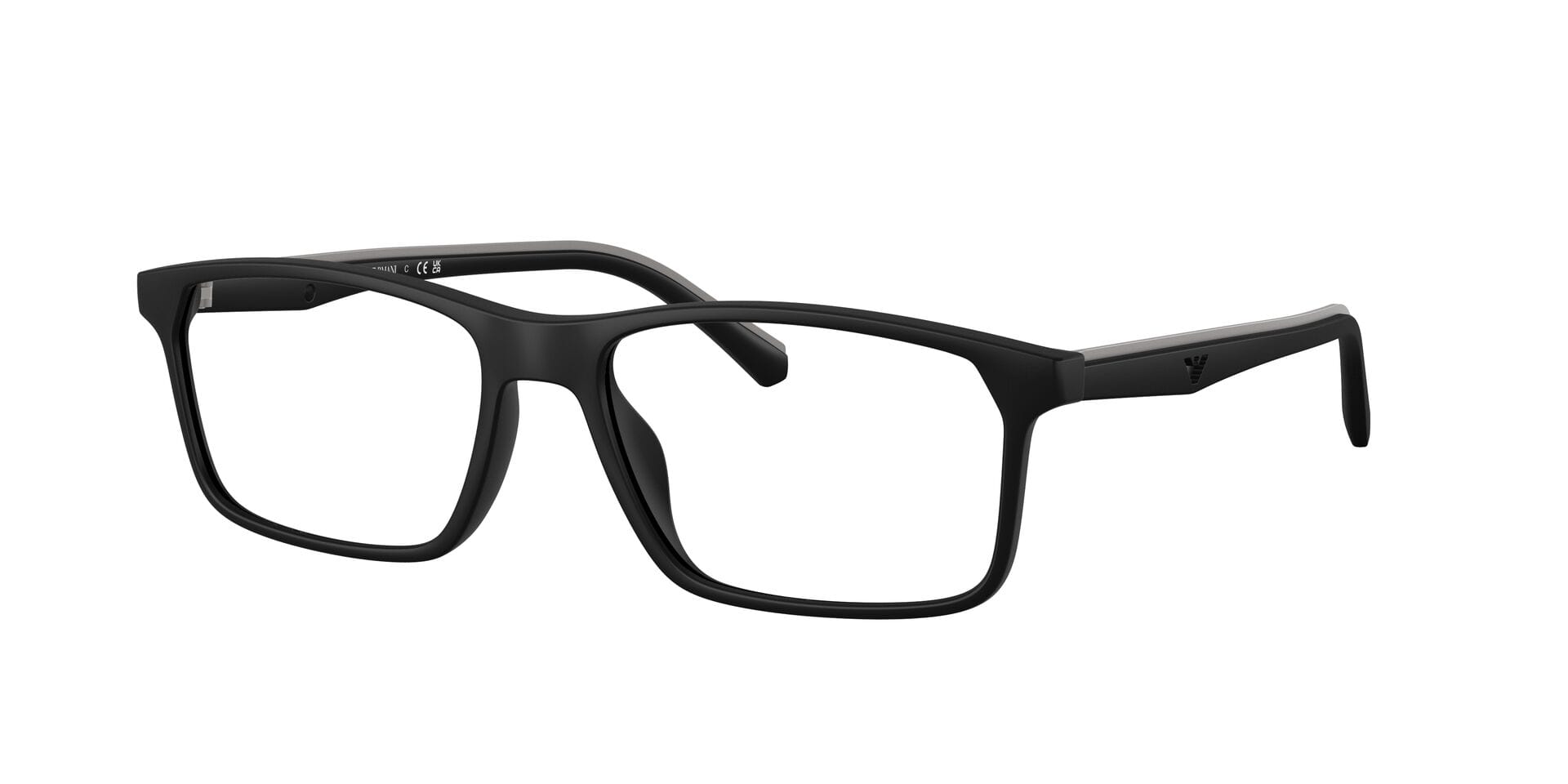 Emporio Armani 0EA3266U Frame Matt Black Male Full - Frame — Matt Black frame — view 3