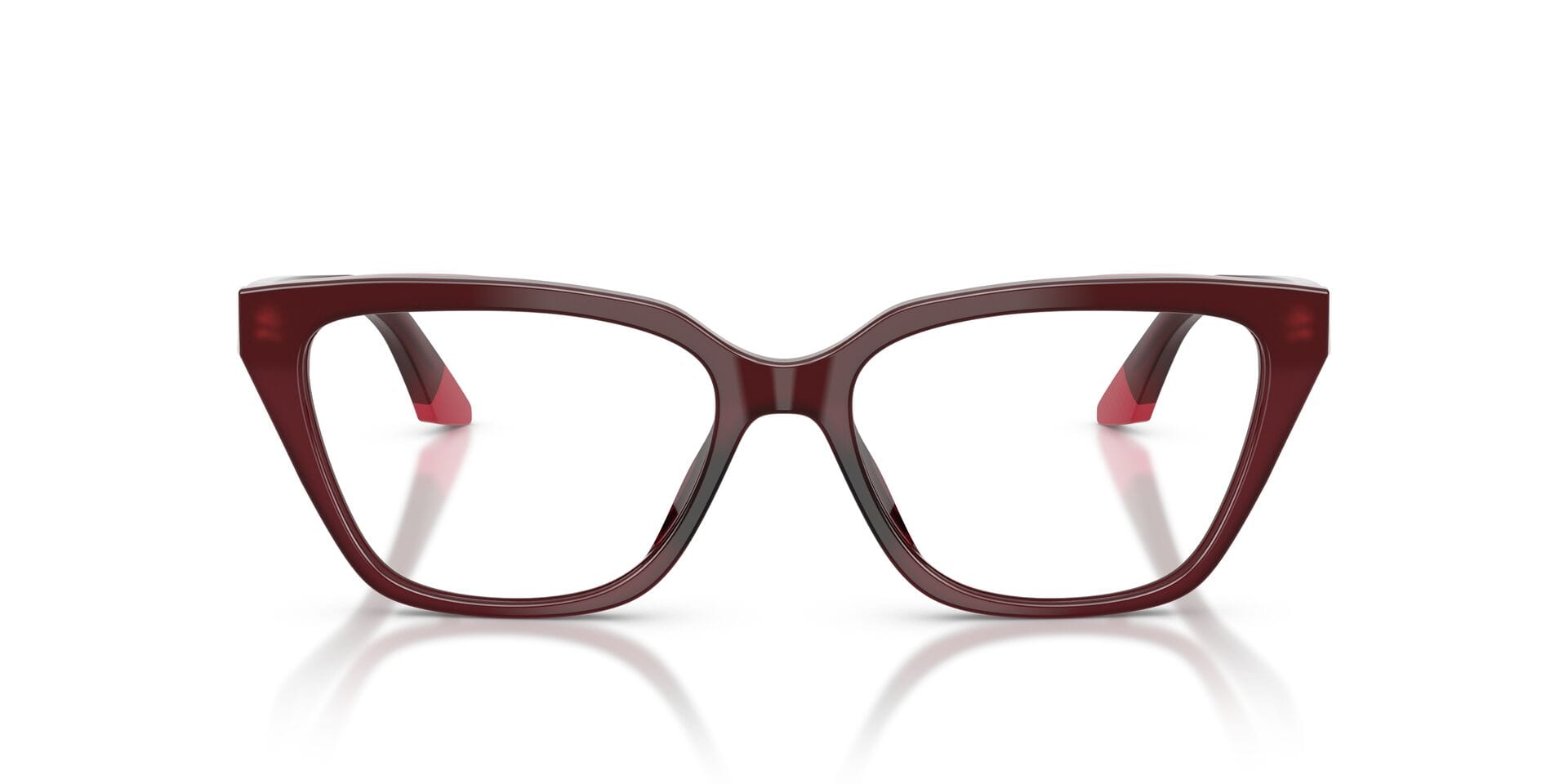 Emporio Armani 0EA3270U Frame Maroon Female Full - Frame — Maroon frame — view 4