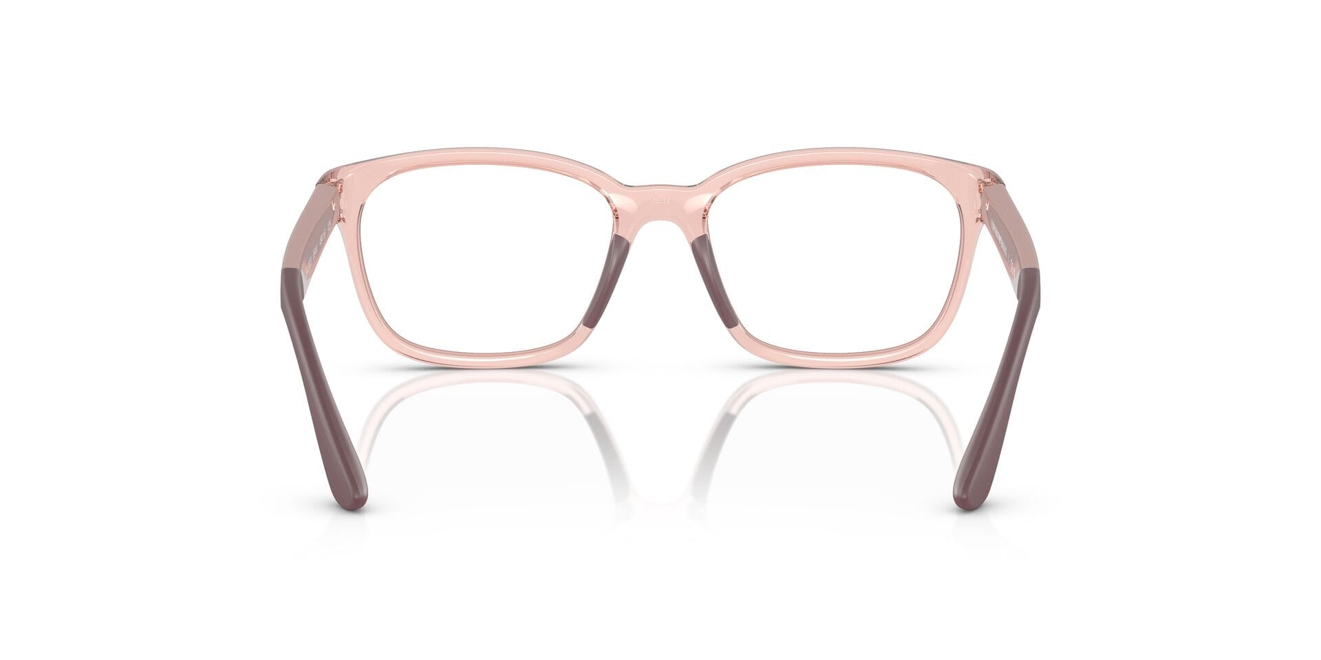 Emporio Armani 0EK3003 Frame Transparent Pink Female Full - Frame — Transparent Pink frame — view 12