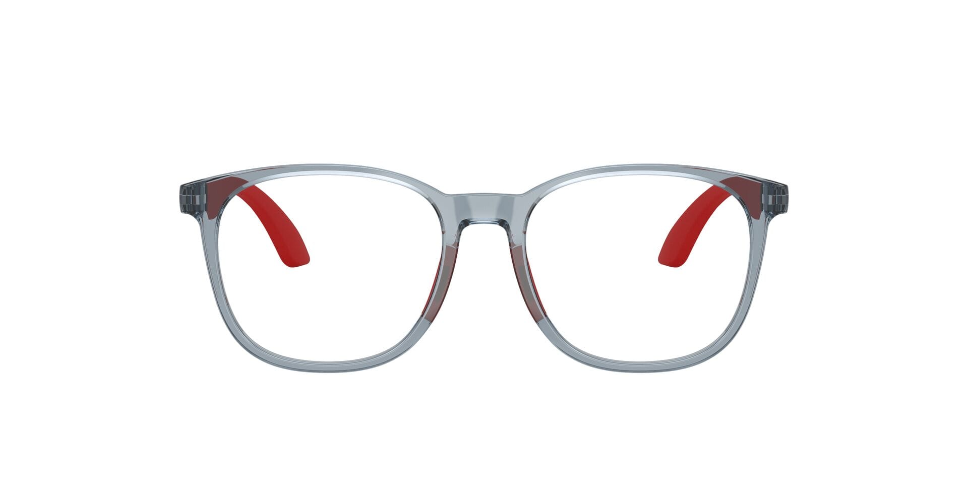 Emporio Armani 0EK3004 Frame Transparent Blue Male Full - Frame — Transparent Blue frame — view 1