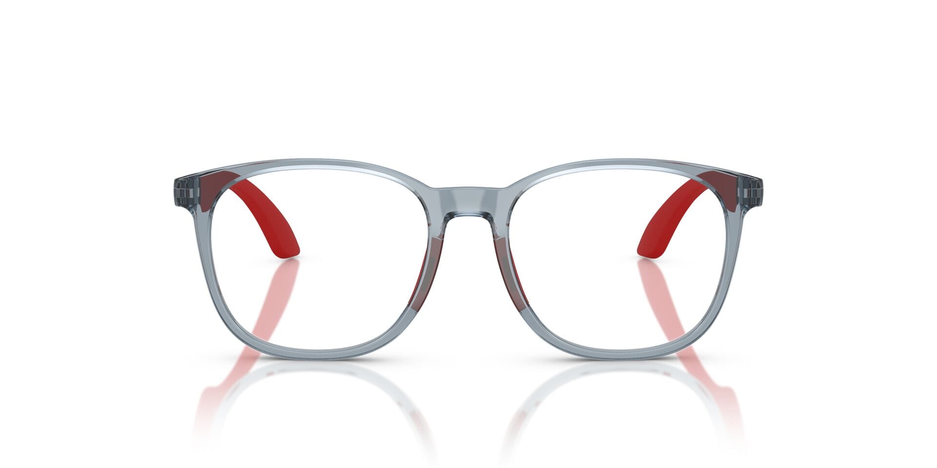 Emporio Armani 0EK3004 Frame Transparent Blue Male Full - Frame — Transparent Blue frame — view 7