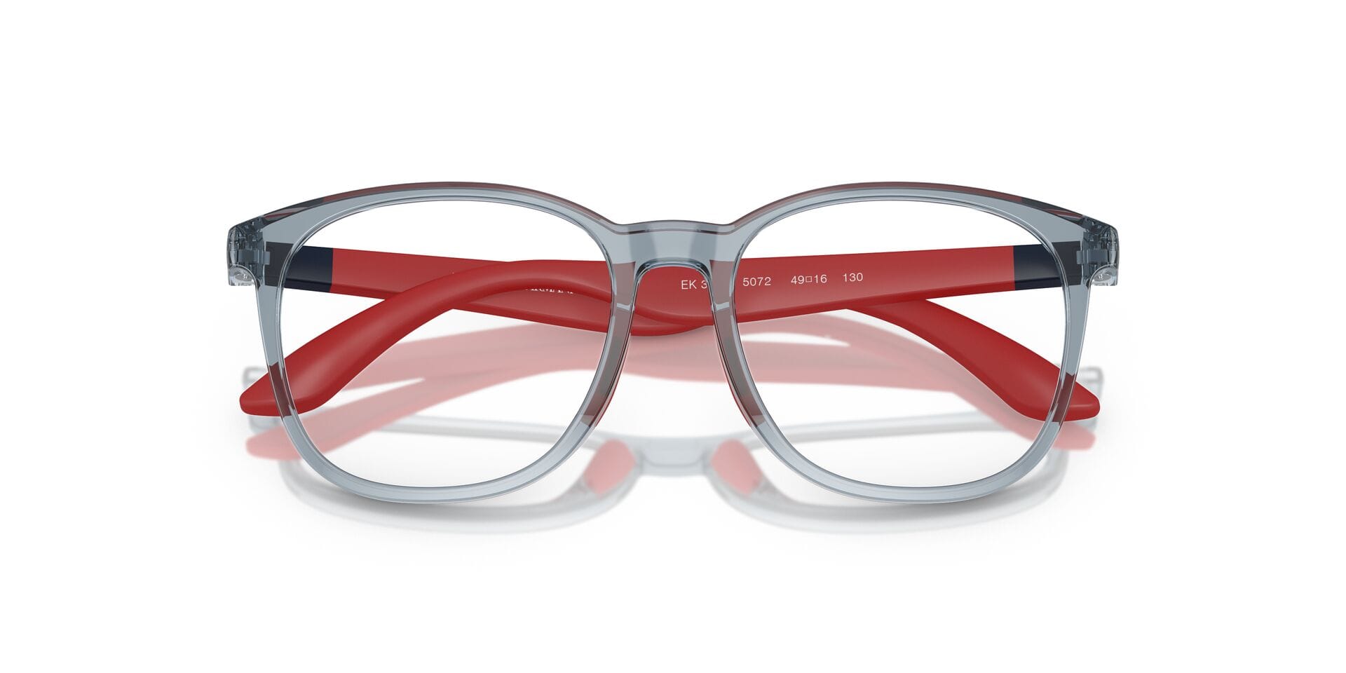 Emporio Armani 0EK3004 Frame Transparent Blue Male Full - Frame — Transparent Blue frame — view 13