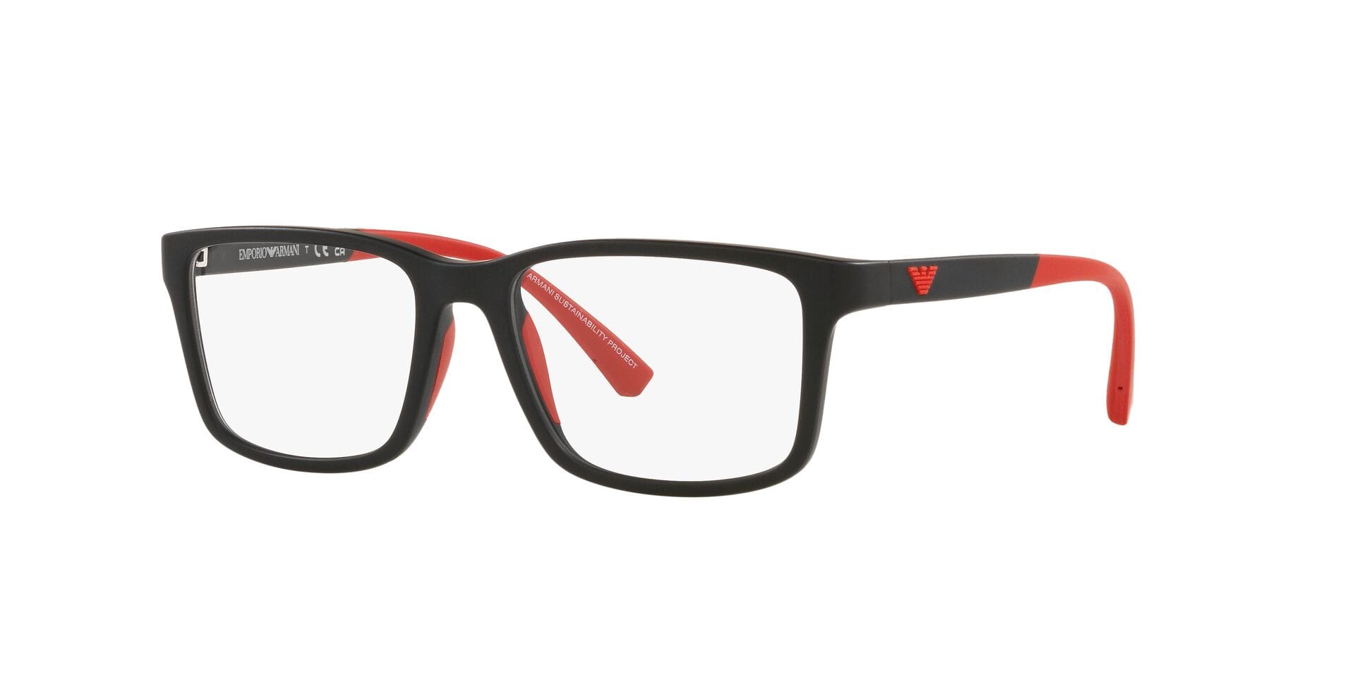 Emporio Armani 0EK3203 Frame Matt Blue Male Full - Frame — Matt Blue frame — view 3