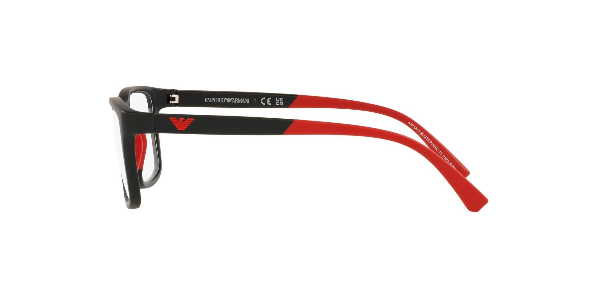 Emporio Armani 0EK3203 Frame Matt Blue Male Full - Frame — Matt Blue frame — view 7