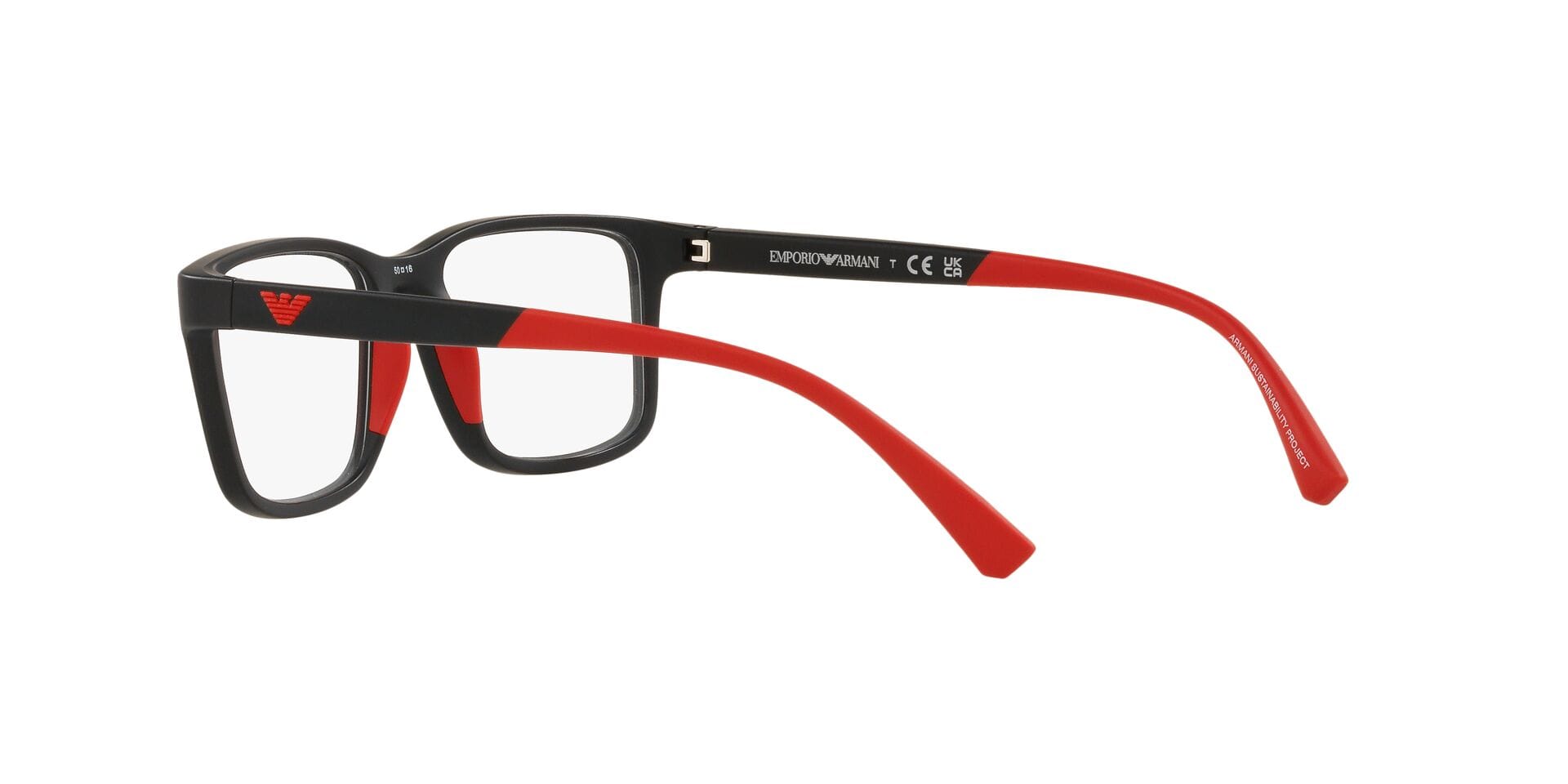 Emporio Armani 0EK3203 Frame Matt Blue Male Full - Frame — Matt Blue frame — view 10