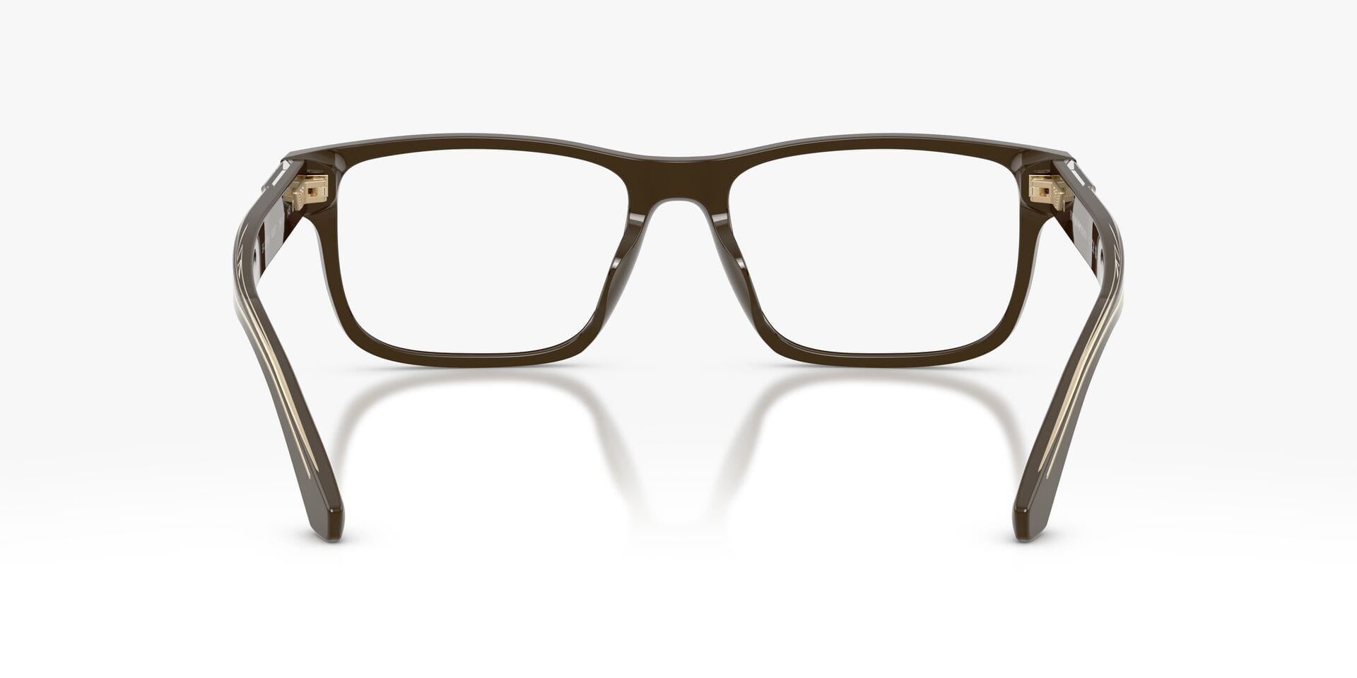 Emporio Armani 0EA3265U Frame Brown Male Full Shell Frame — Brown frame — view 12