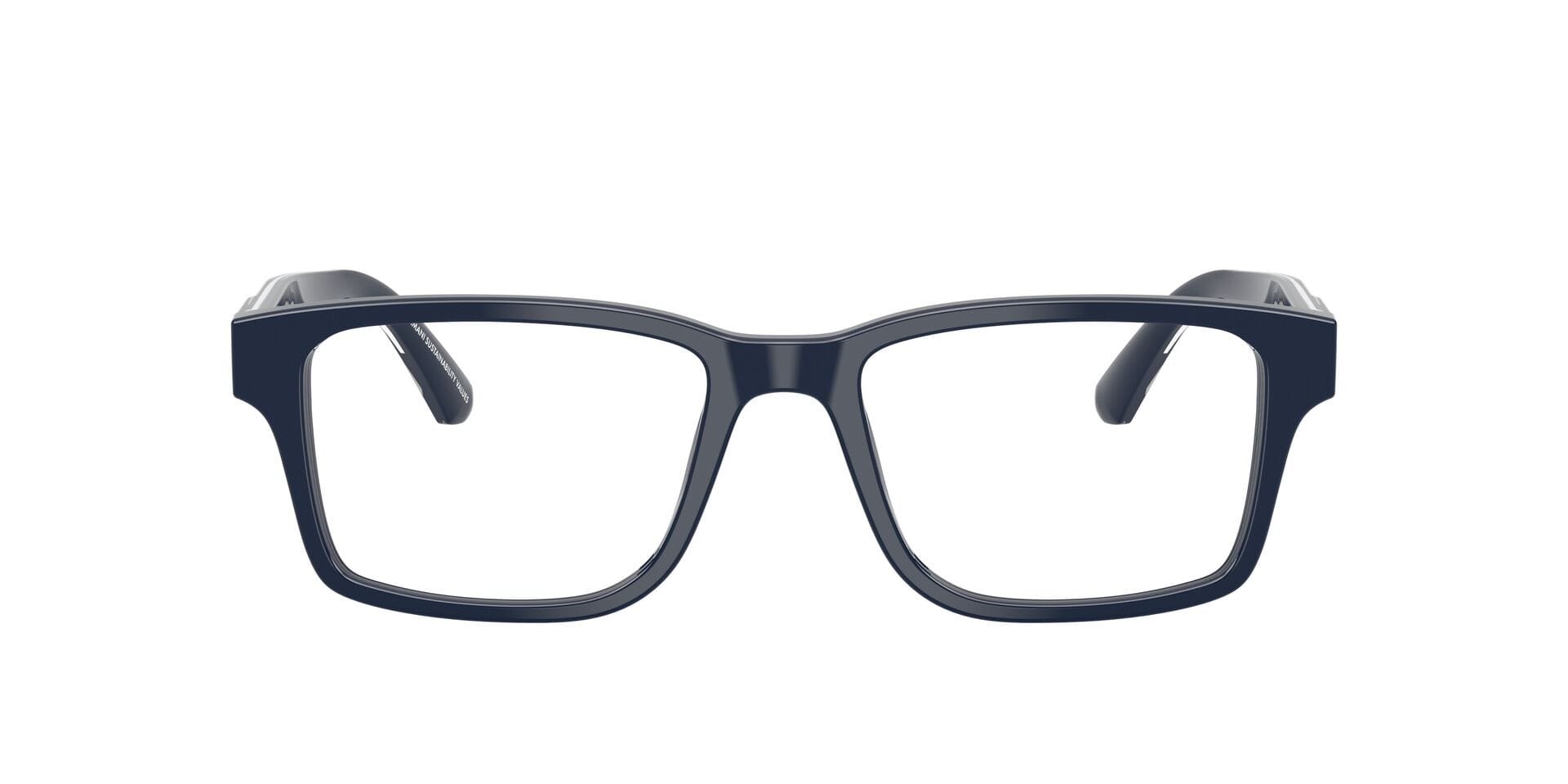 Emporio Armani 0EA3271 Frame Blue Male Full Shell Frame — Blue frame — view 1
