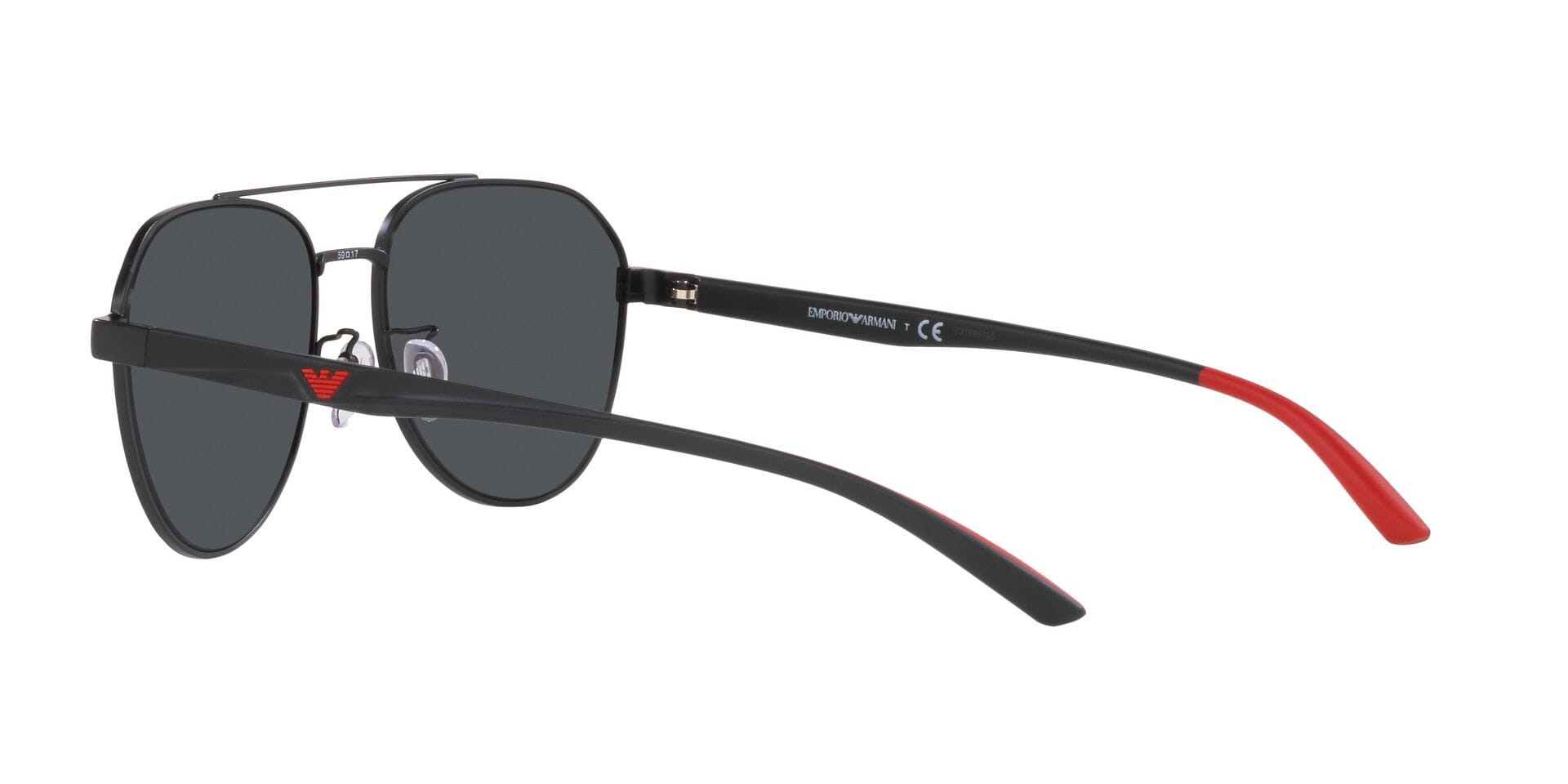 Emporio Armani EA 2129D 3001/87 3N 0EA2129D Sunglass Matt Black Male Metal Sunglass — Matt Black frame — view 5