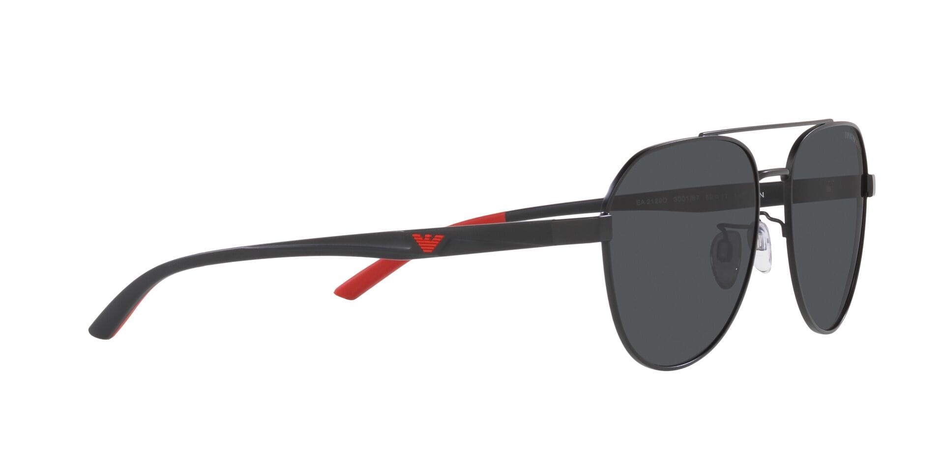 Emporio Armani EA 2129D 3001/87 3N 0EA2129D Sunglass Matt Black Male Metal Sunglass — Matt Black frame — view 11