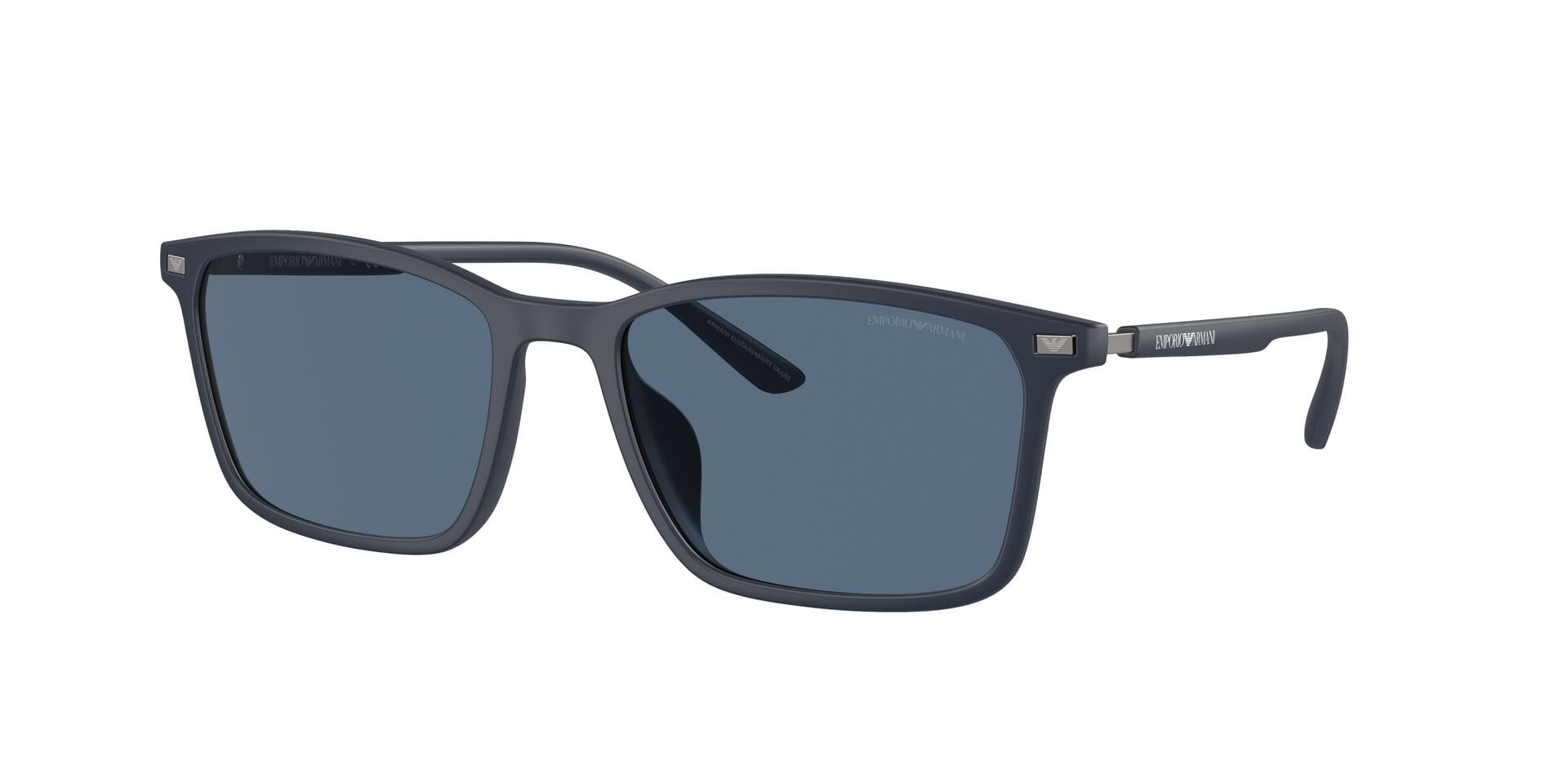 Emporio Armani EA 4223-U 5088/80 3N 0EA4223U Sunglass Matt Blue Male Full S Sunglass — Matt Blue frame — view 3