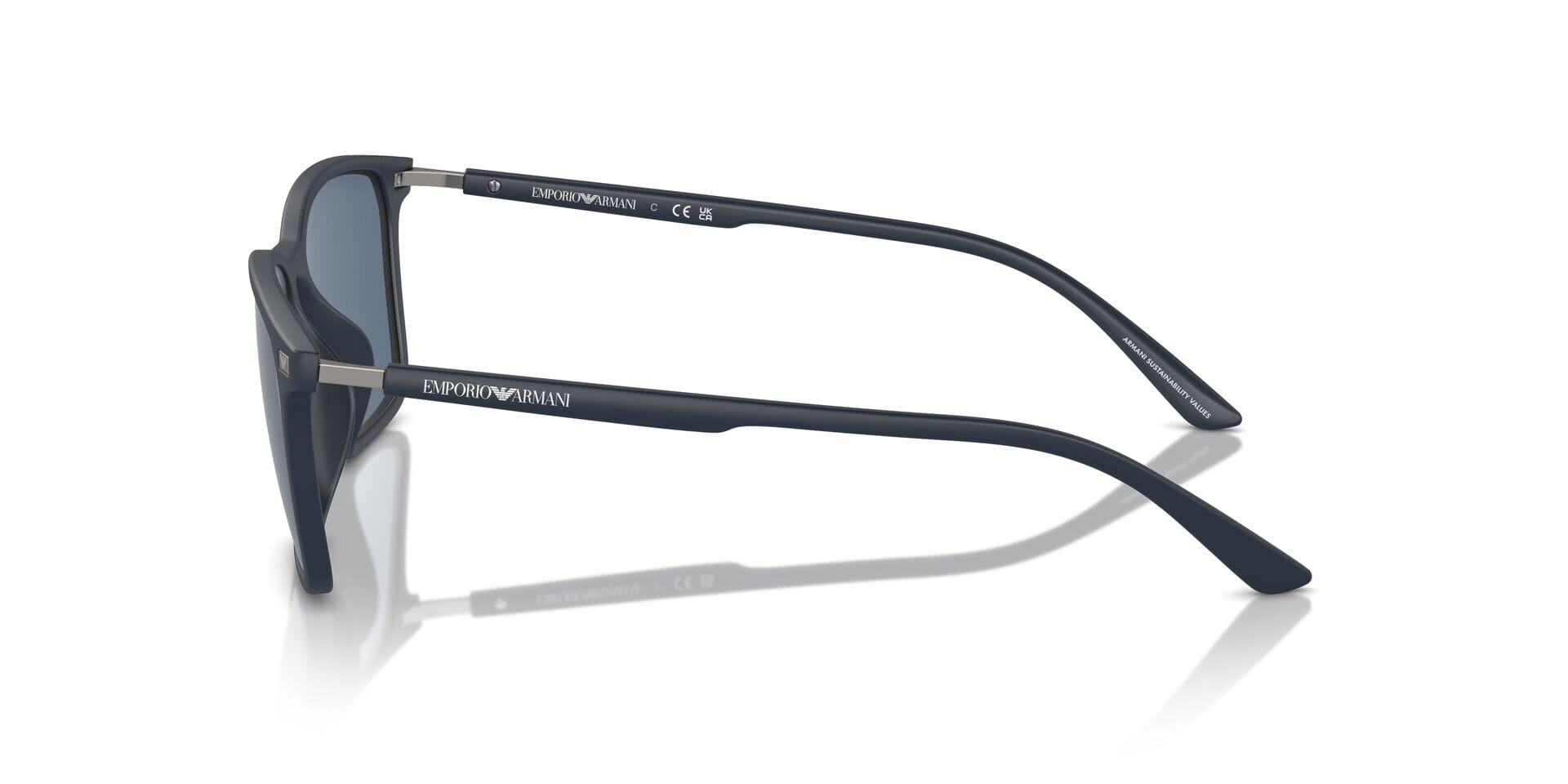 Emporio Armani EA 4223-U 5088/80 3N 0EA4223U Sunglass Matt Blue Male Full S Sunglass — Matt Blue frame — view 5