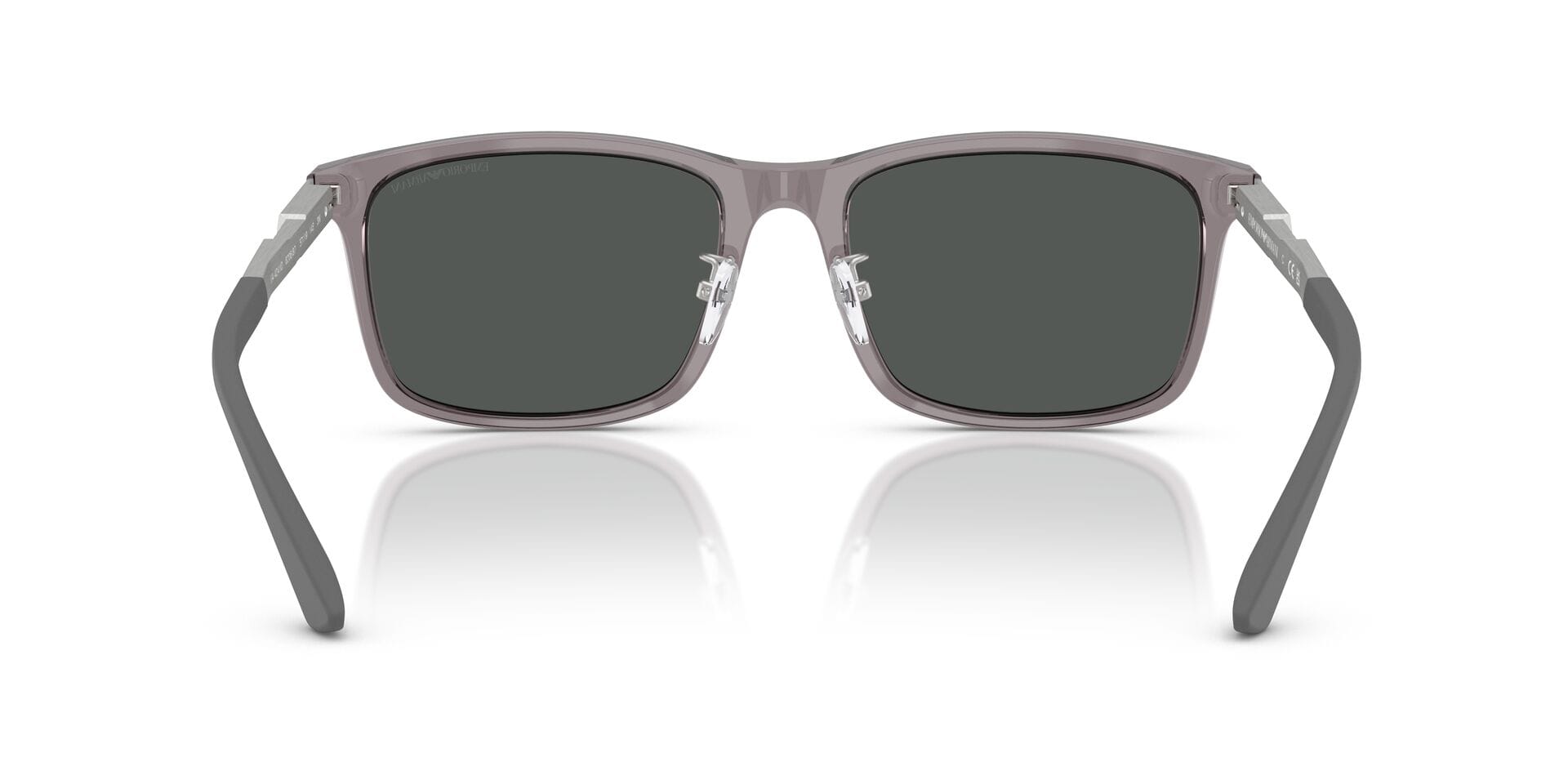 Emporio Armani EA 4241D 6206/87 3N 0EA4241D Sunglass Transparent Grey Male Sunglass — Transparent Grey frame — view 2
