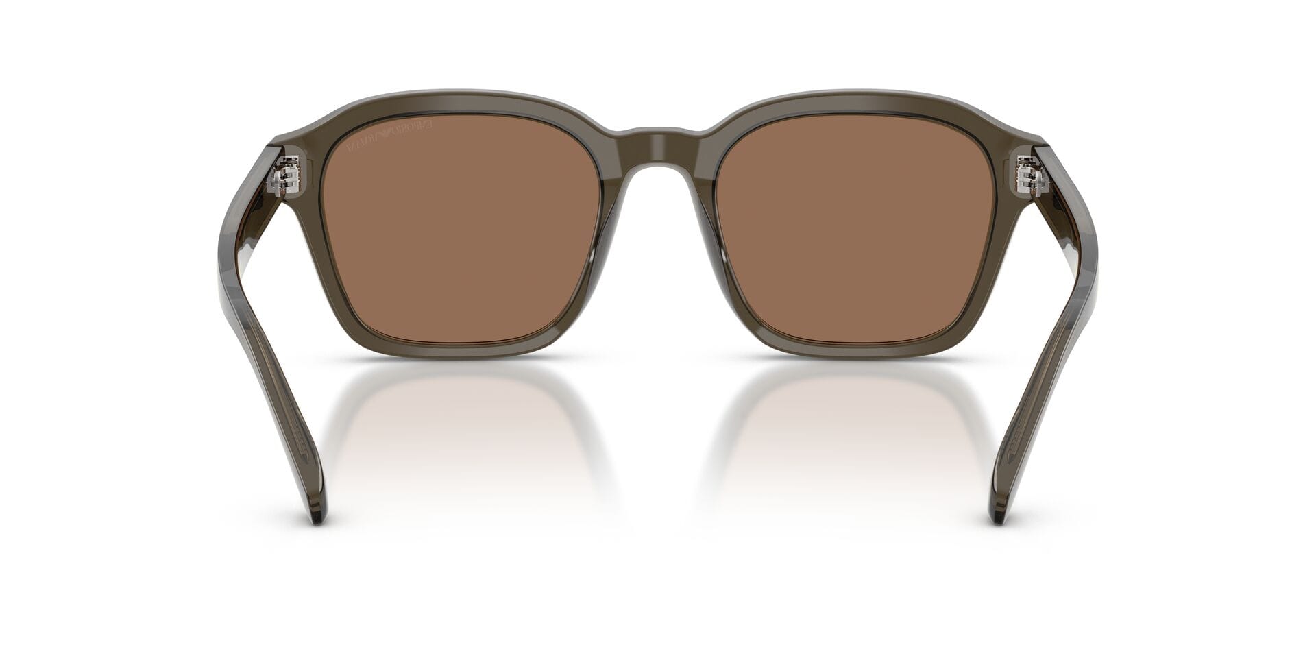 Emporio Armani EA 4245U 627973 3N 0EA4245U Sunglass Transparent Grey Male F Sunglass — Transparent Grey frame — view 2