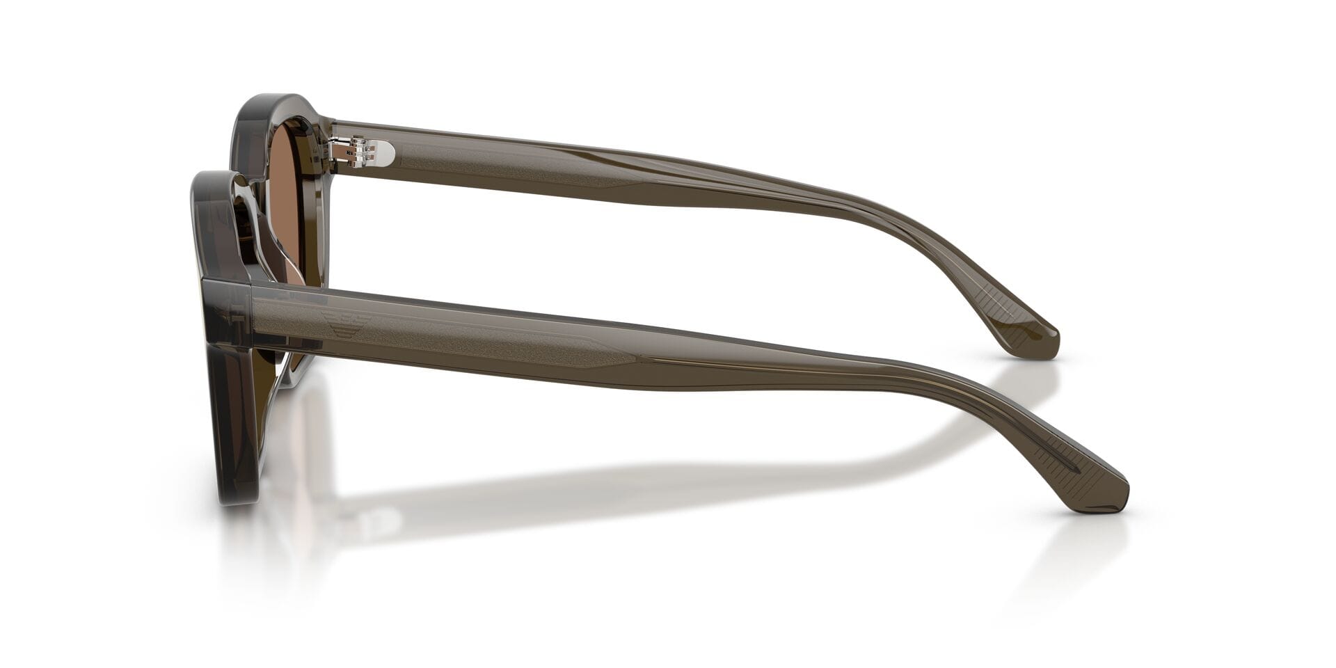 Emporio Armani EA 4245U 627973 3N 0EA4245U Sunglass Transparent Grey Male F Sunglass — Transparent Grey frame — view 5