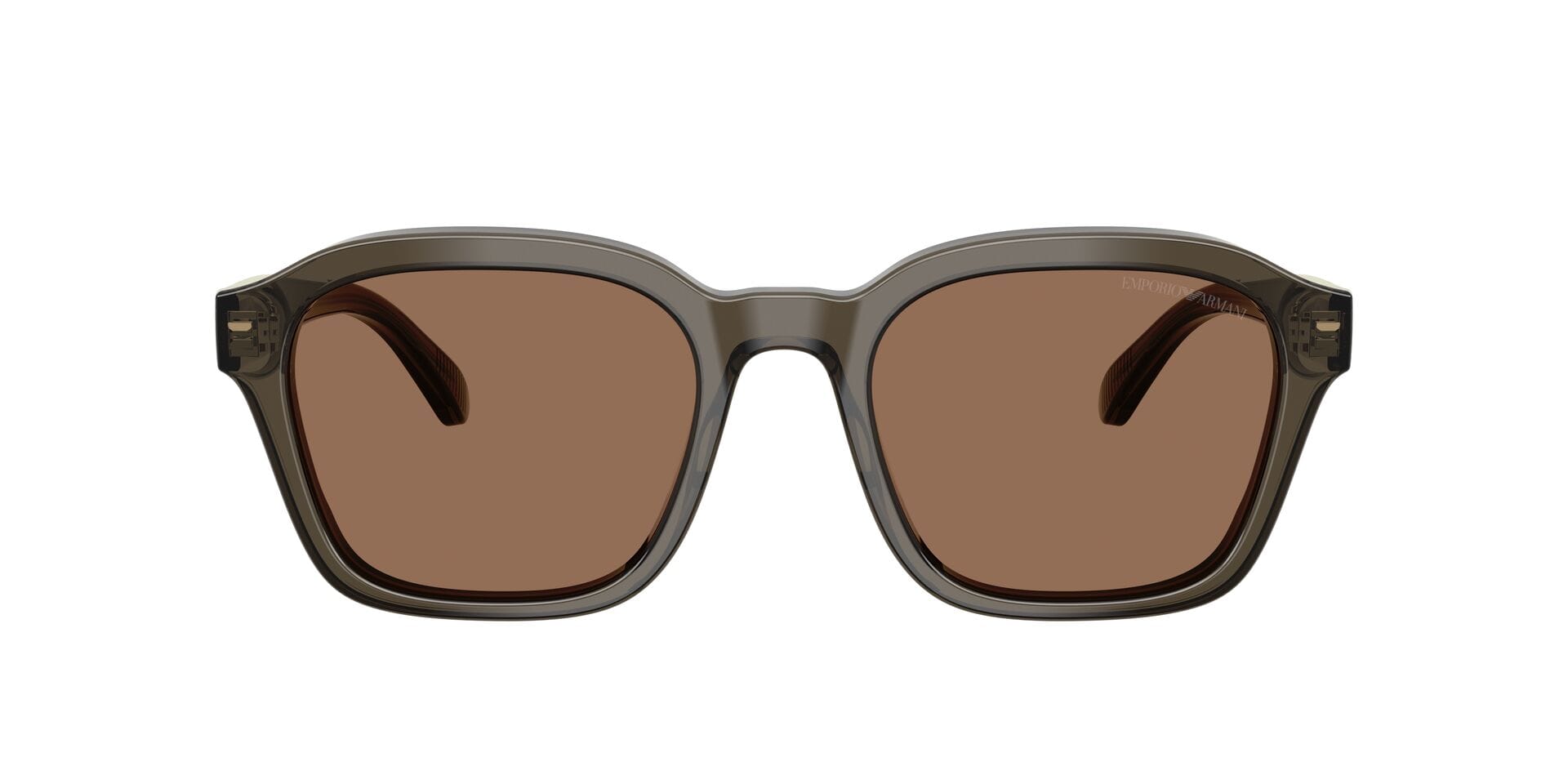 Emporio Armani EA 4245U 627973 3N 0EA4245U Sunglass Transparent Grey Male F — Transparent Grey frame