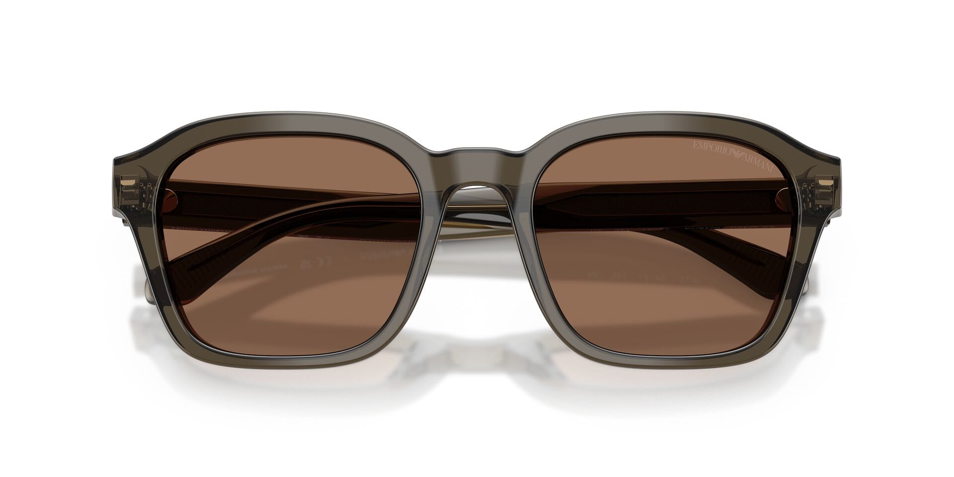 Emporio Armani EA 4245U 627973 3N 0EA4245U Sunglass Transparent Grey Male F Sunglass — Transparent Grey frame — view 7
