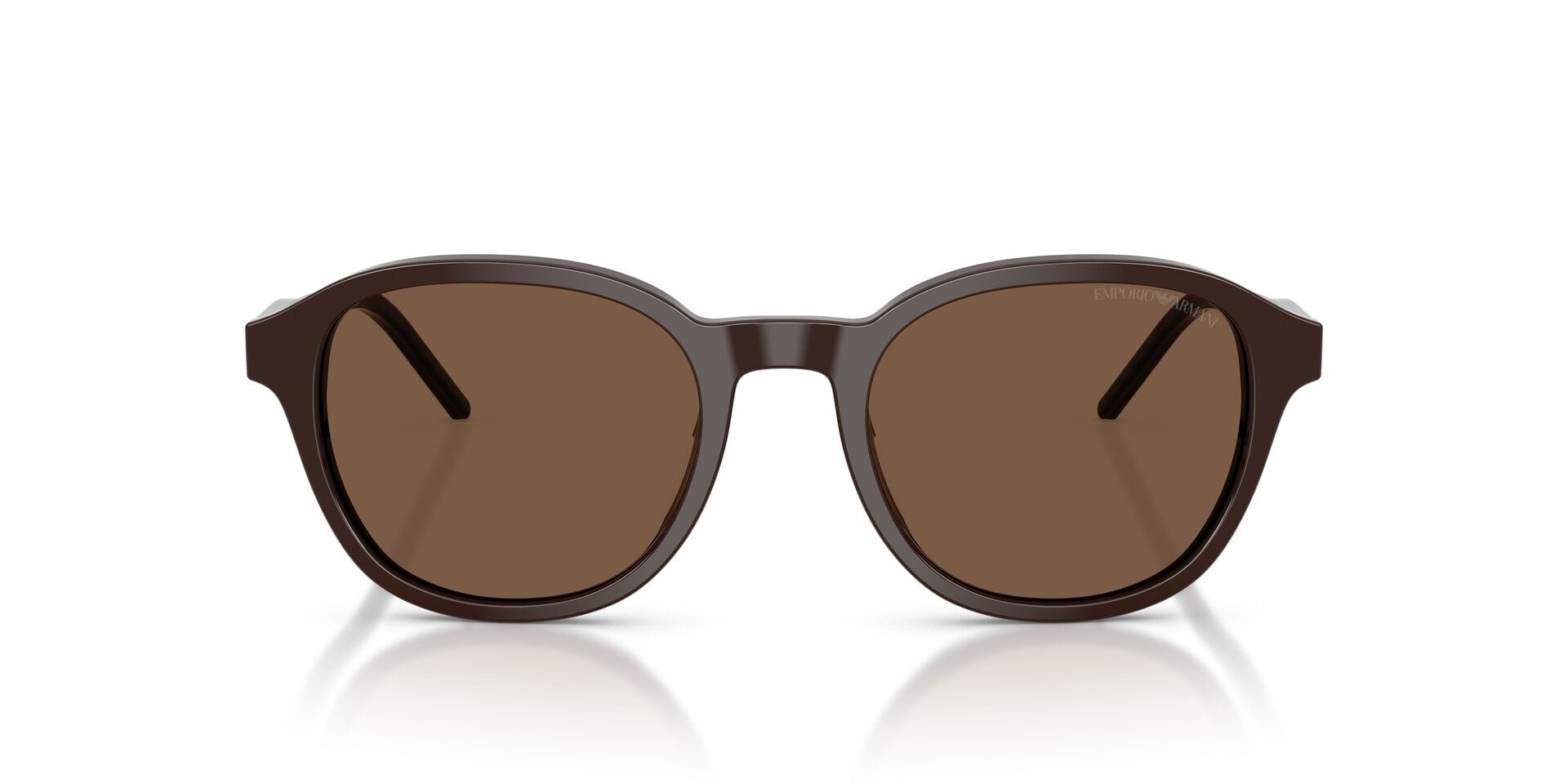 Emporio Armani EA 4247U 6255/73 3N 0EA4247U Sunglass Brown Male Full Shell Sunglass — Brown frame — view 4