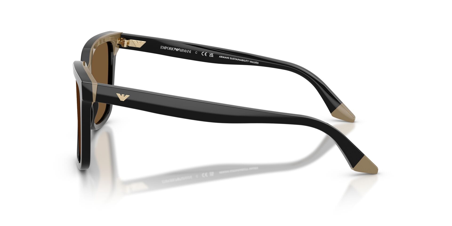 Emporio Armani EA 4261F 6313/73 3N 0EA4261F Sunglass Black Female Full Shel Sunglass — view 5