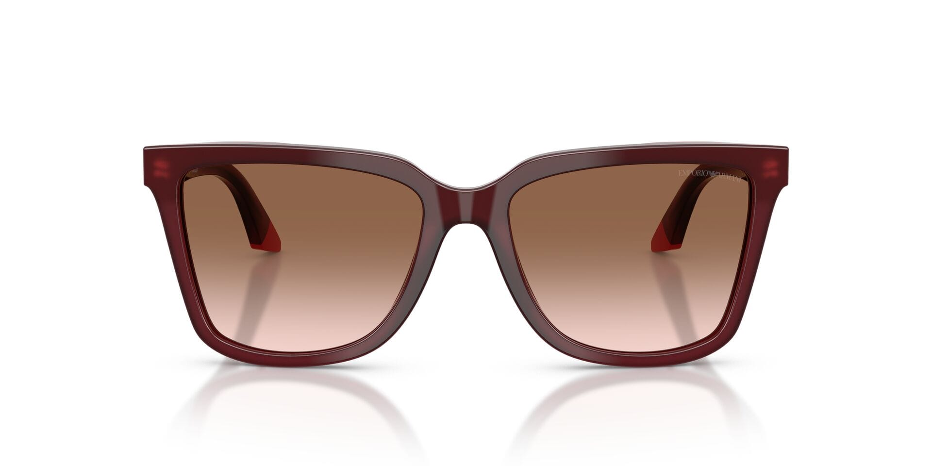Emporio Armani EA 4261F 6320/13 2N 0EA4261F Sunglass Maroon Female Full She Sunglass — view 4