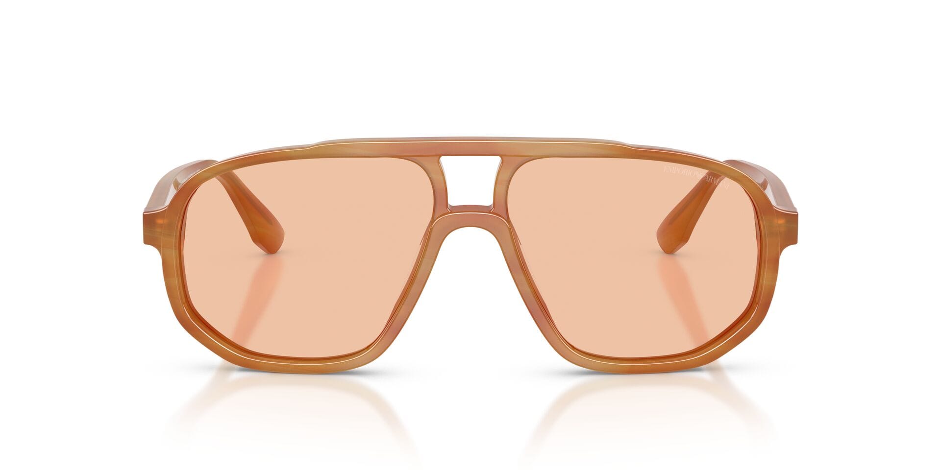 Emporio Armani EA 4263-U 6328/73 1N 0EA4263U Sunglass Light Brown Male Full Sunglass — Light Brown frame — view 4