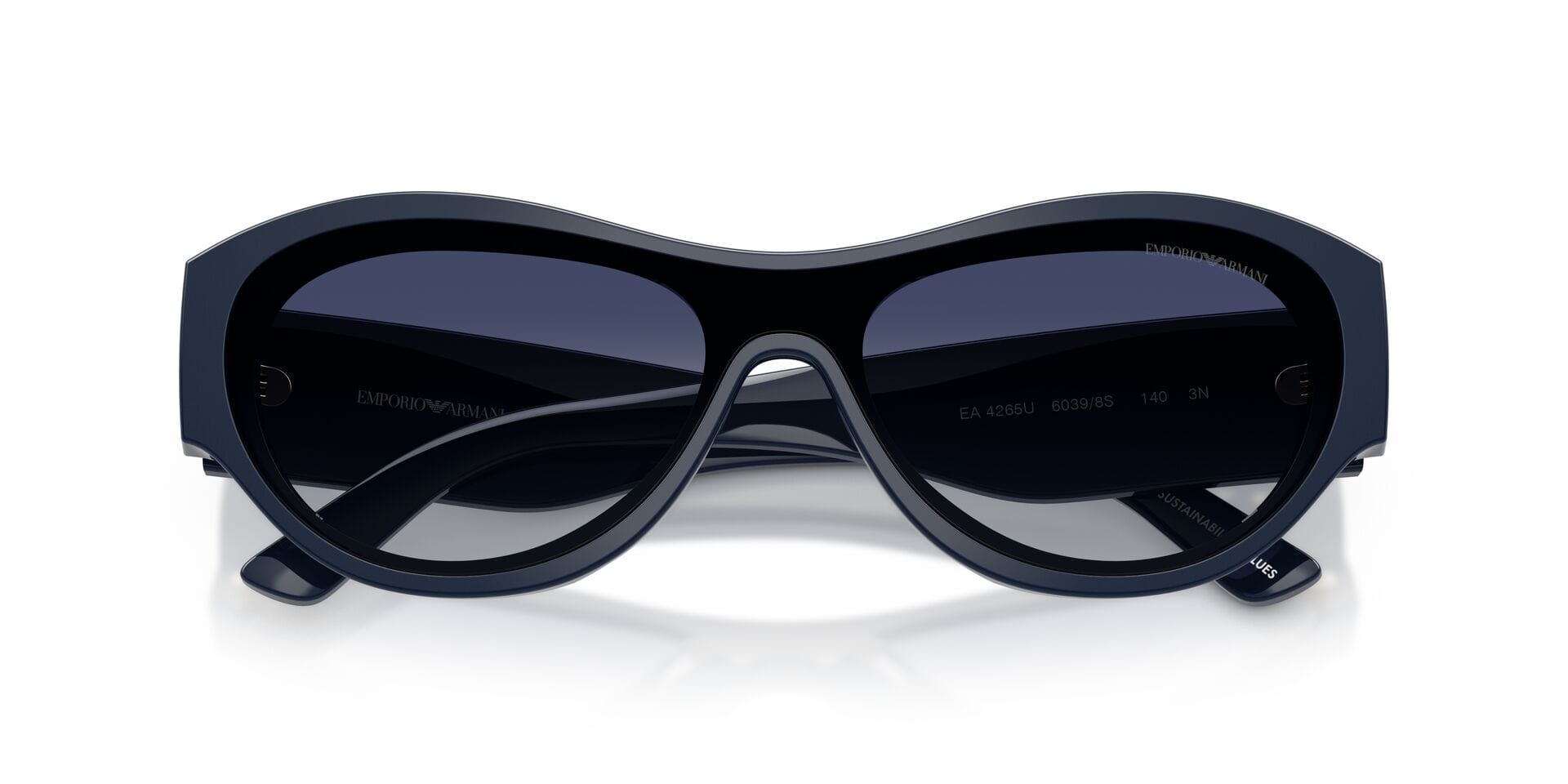 Emporio Armani EA 4265-U 6039/8S 3N 0EA4265U Sunglass Black Female Full She Sunglass — Black frame — view 7
