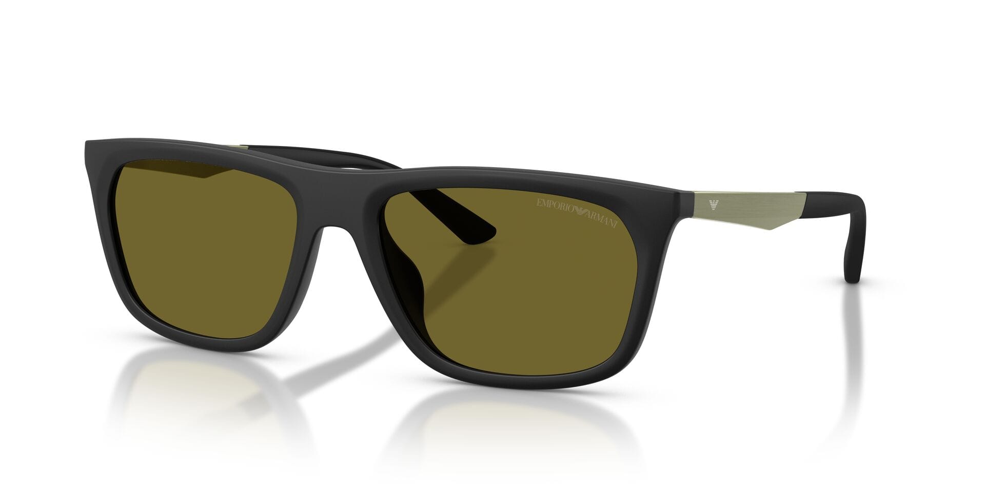 Emporio Armani EA 4272U 6374/2 3N 0EA4272U Sunglass Matt Black Male Full Al Sunglass — view 1
