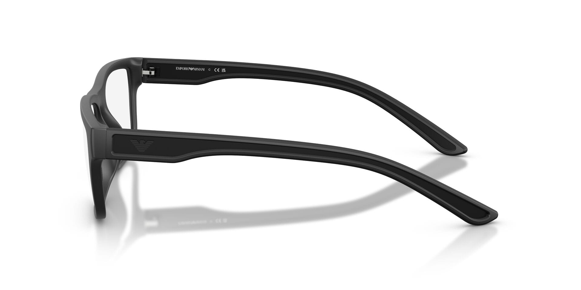 EA 3276U 5001 0EA3276U Frame Matt Black Male Full Shell Frame — Matt Black frame — view 10