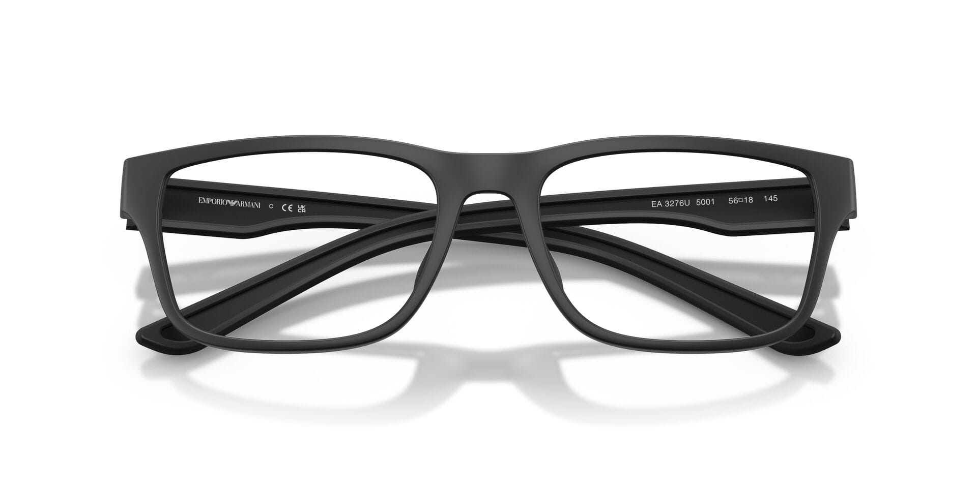 EA 3276U 5001 0EA3276U Frame Matt Black Male Full Shell Frame — Matt Black frame — view 13