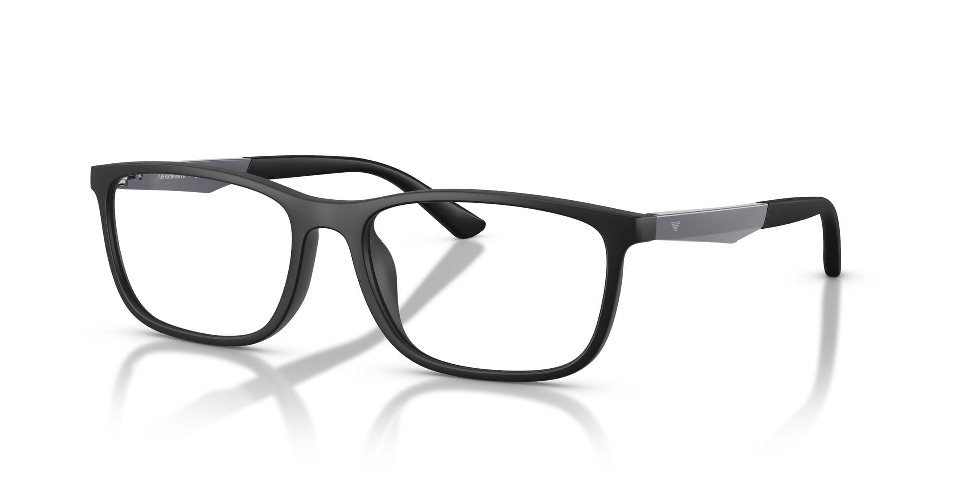 EA 3280U 6373 0EA3280U Frame Matt Black Male Full Shell Frame — Matt Black frame — view 1